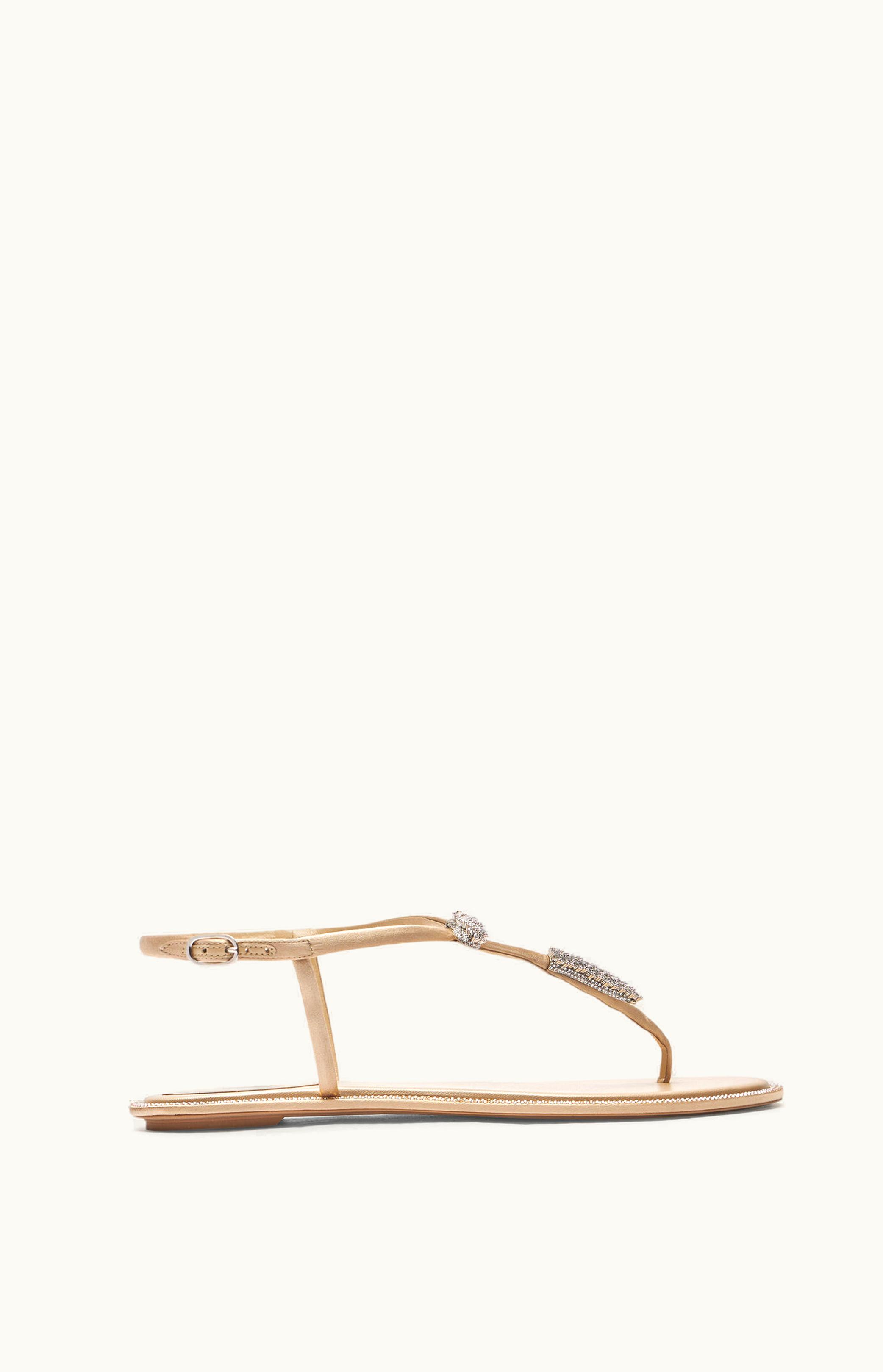 René Caovilla René Caovilla Serpente Nude Thong Sandal 10
