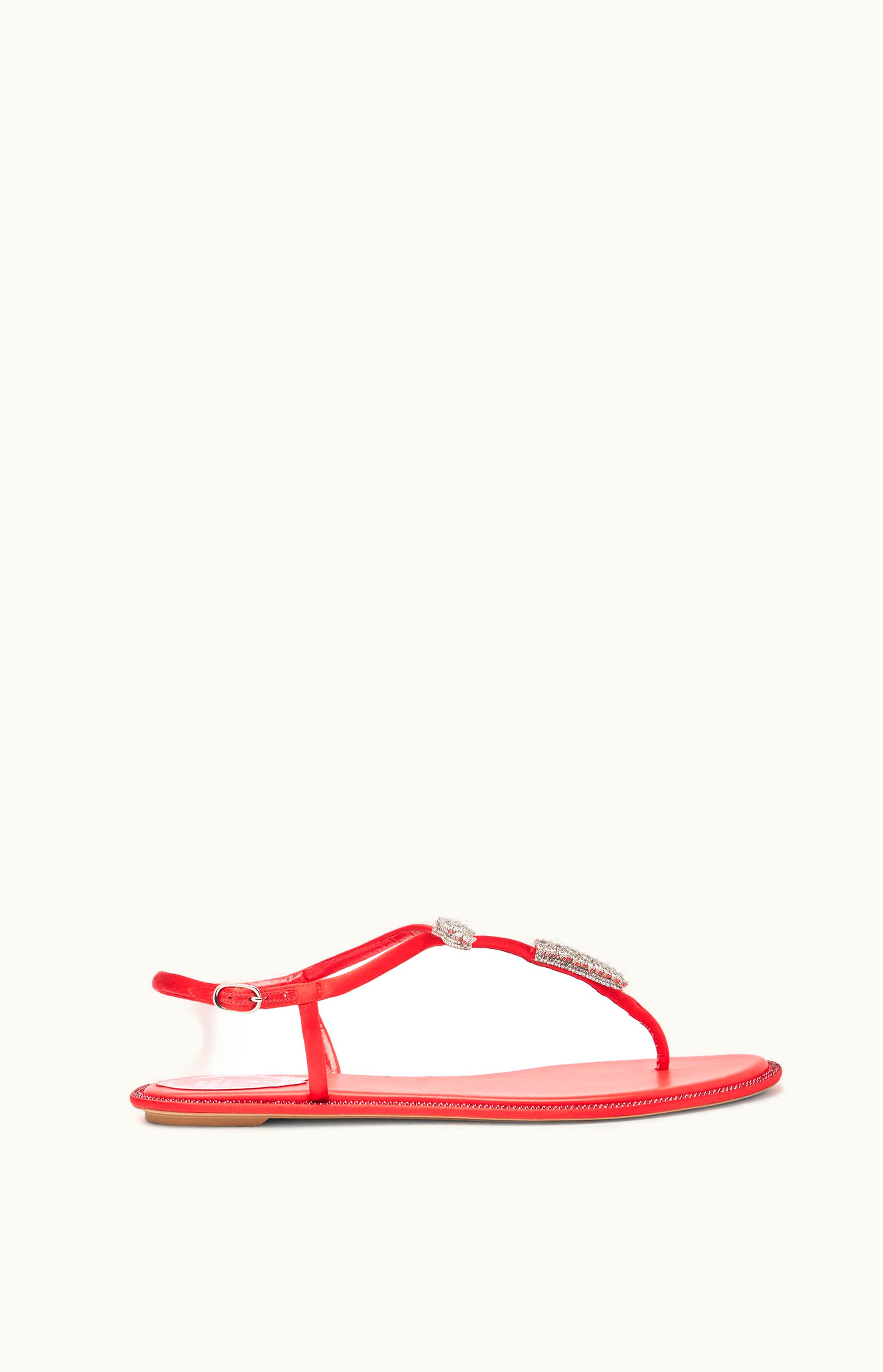 René Caovilla René Caovilla Serpente Red Thong Sandal 10