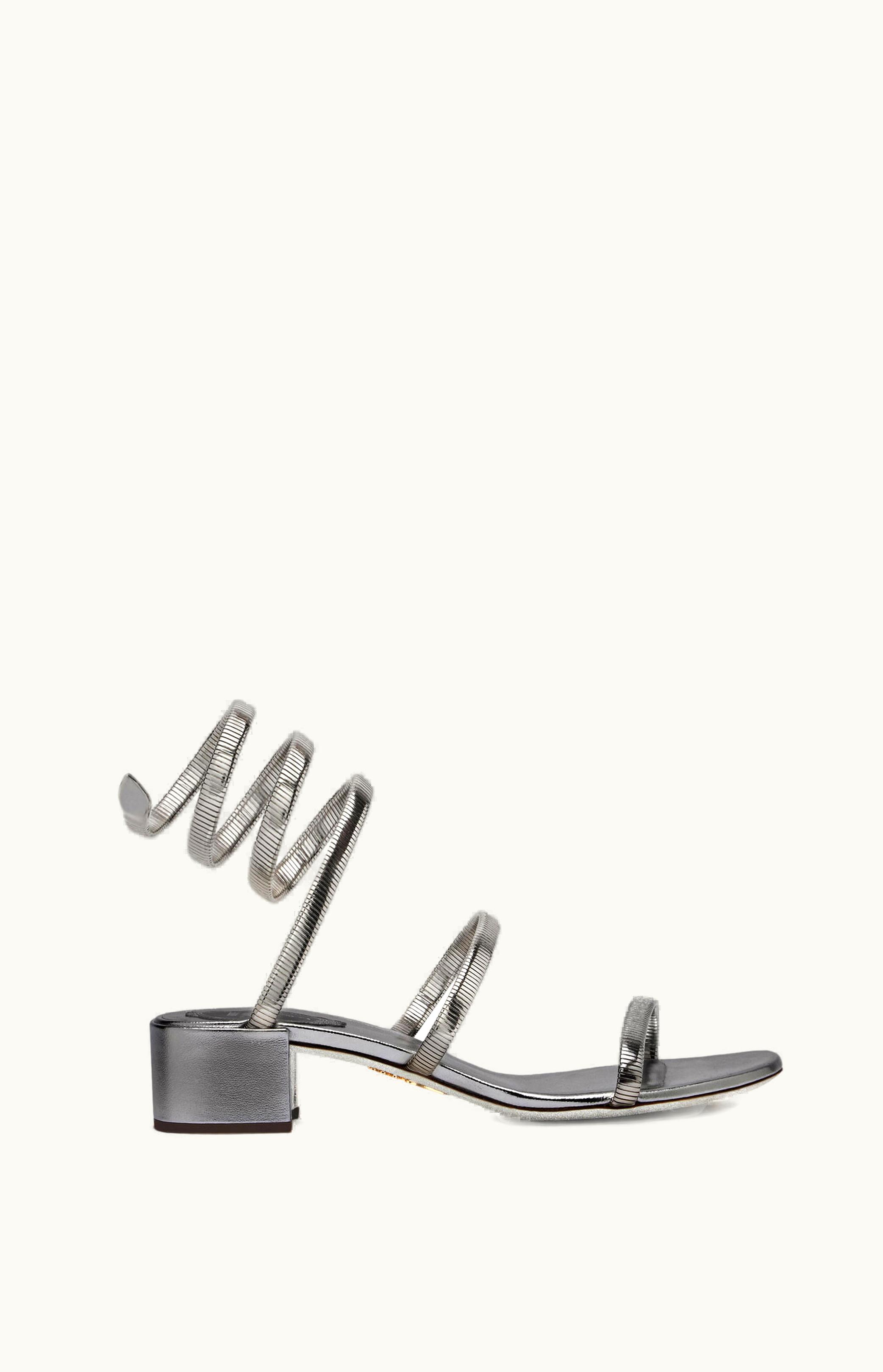 René Caovilla René Caovilla Juniper Gunmetal Sandal 40