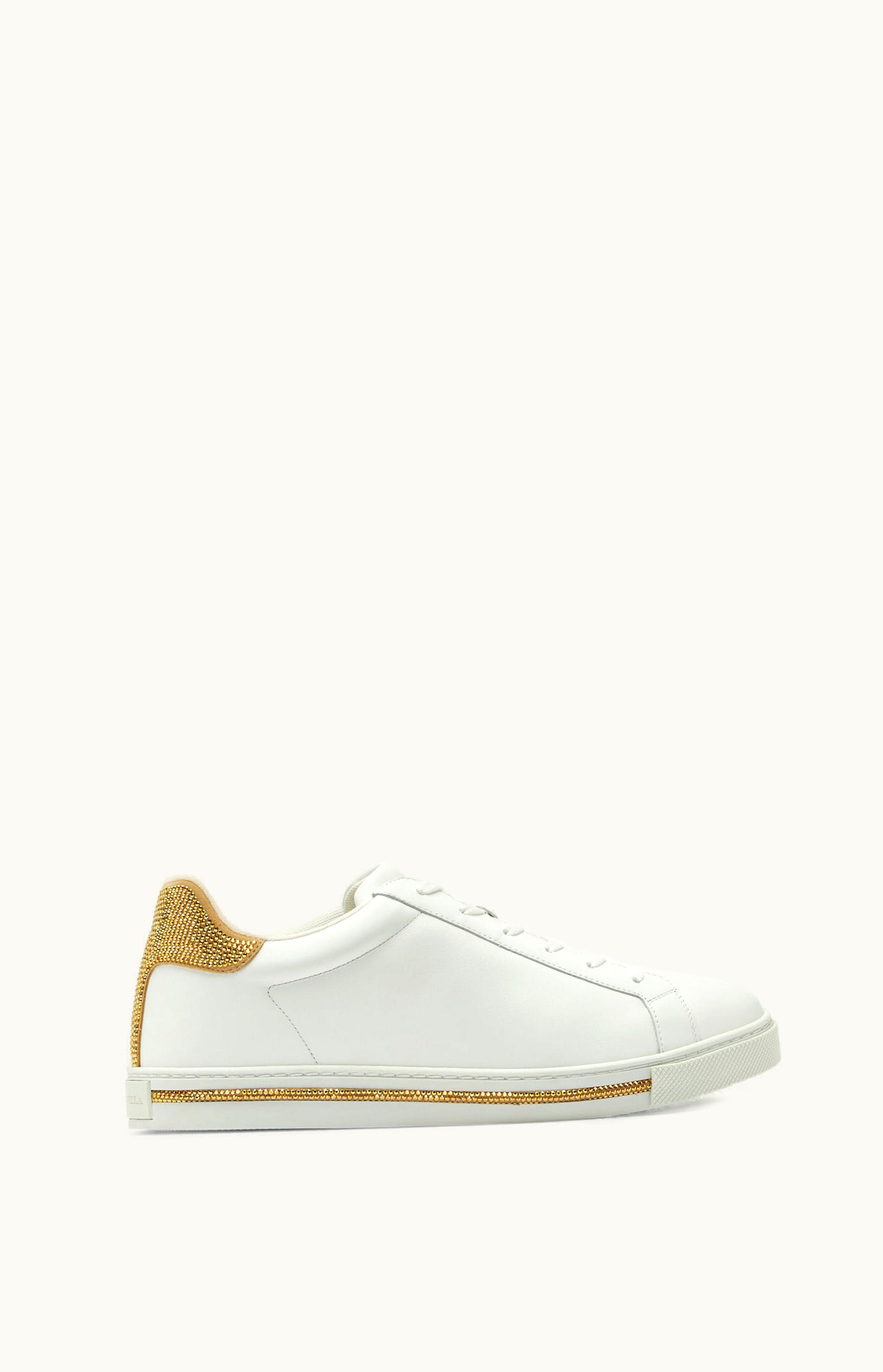 René Caovilla René Caovilla Xtra Crystal White-Gold Sneaker 15