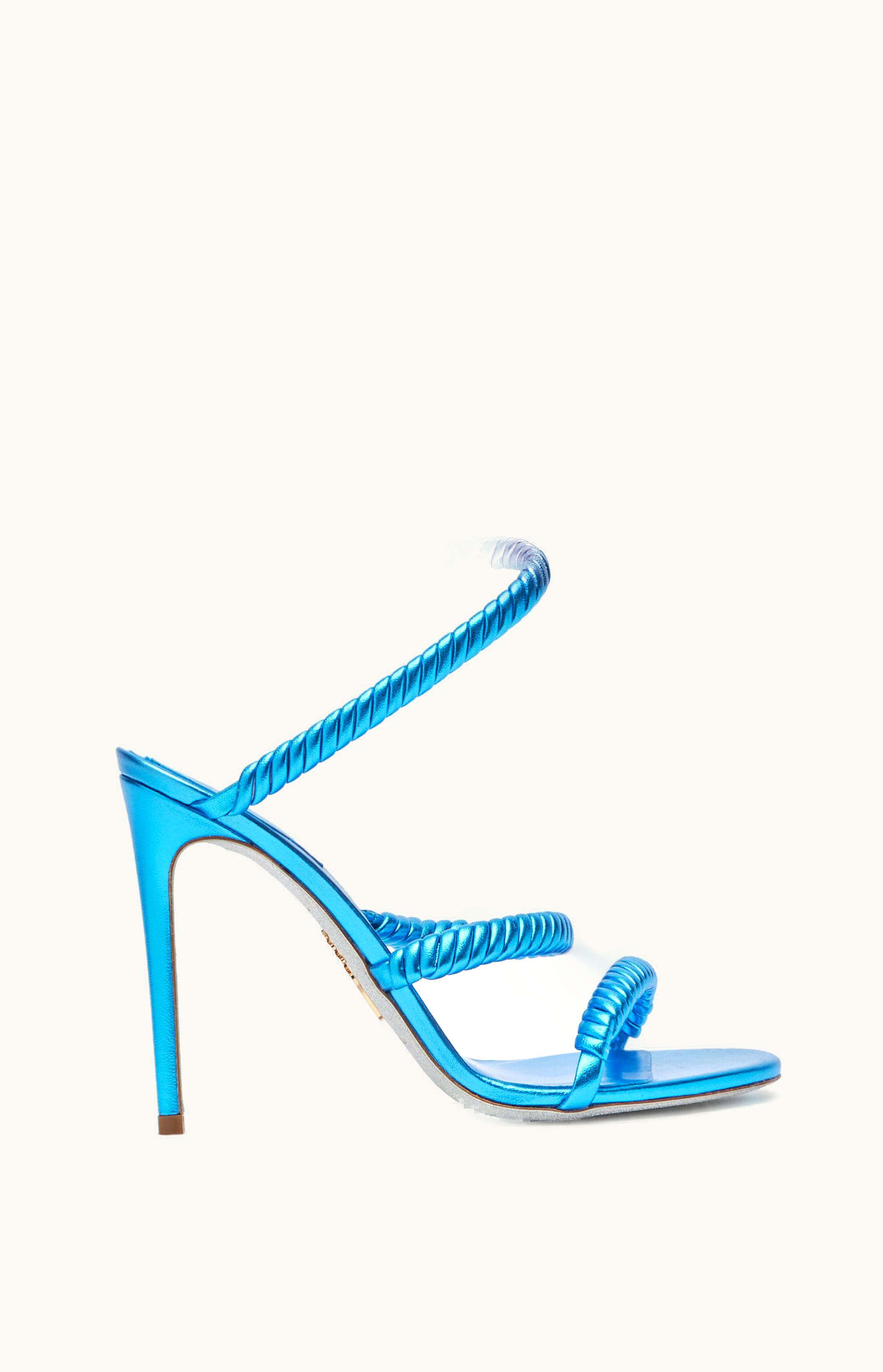 René Caovilla René Caovilla Cleo Light Blue Sandal 105