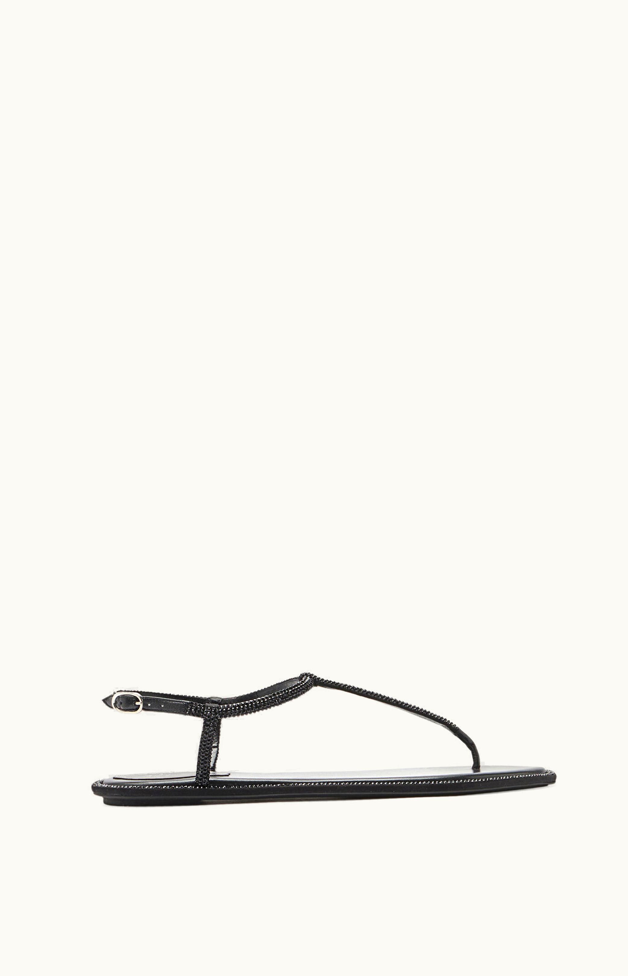 René Caovilla René Caovilla Diana Crystal Black Sandal 10