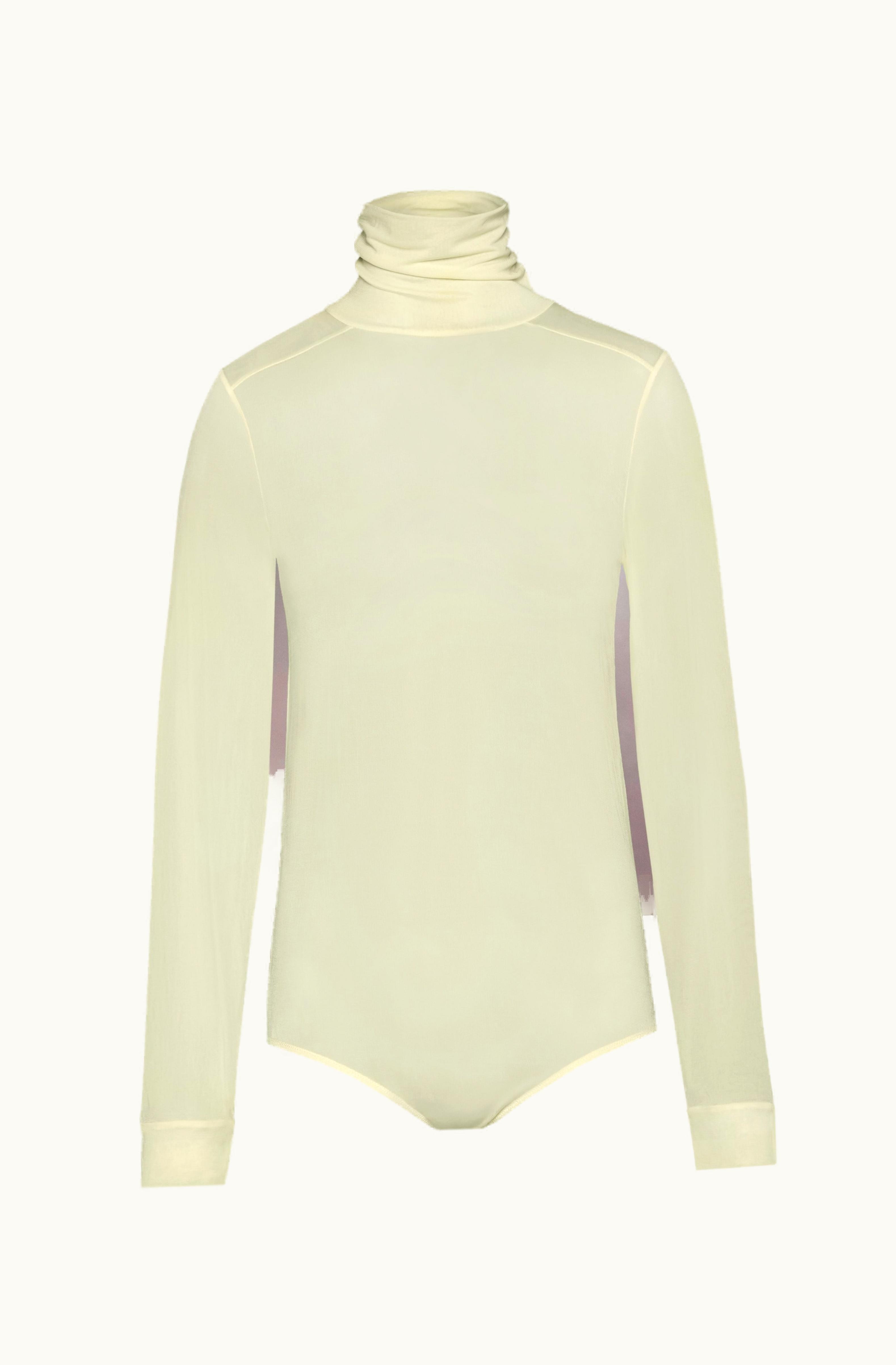 Maison Margiela Maison Margiela Viscose Jersey Bodysuit Pollen