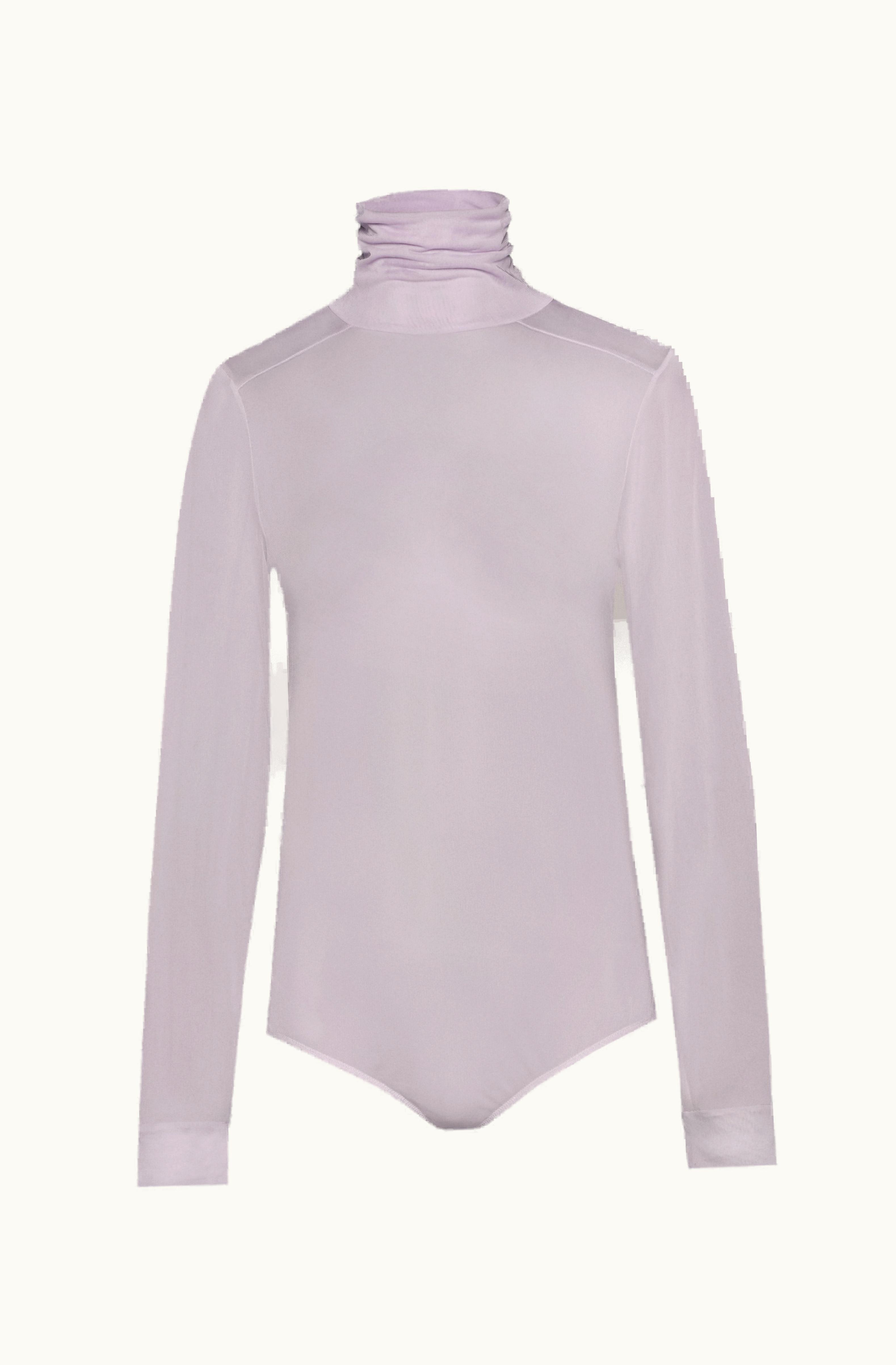 Maison Margiela Maison Margiela Viscose Jersey Bodysuit Lilac