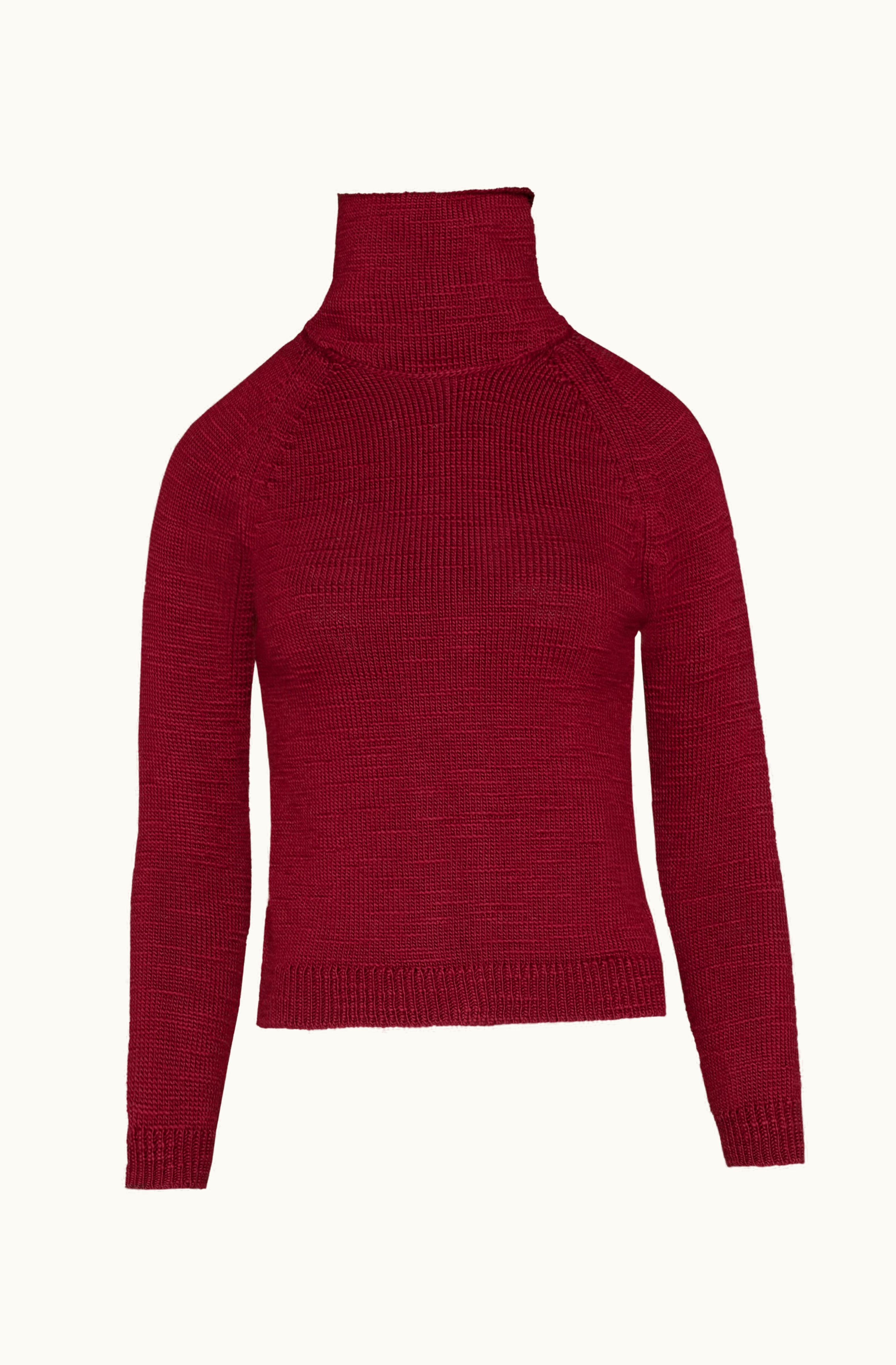 Maison Margiela Maison Margiela Knit high-neck Sweater Bordeaux