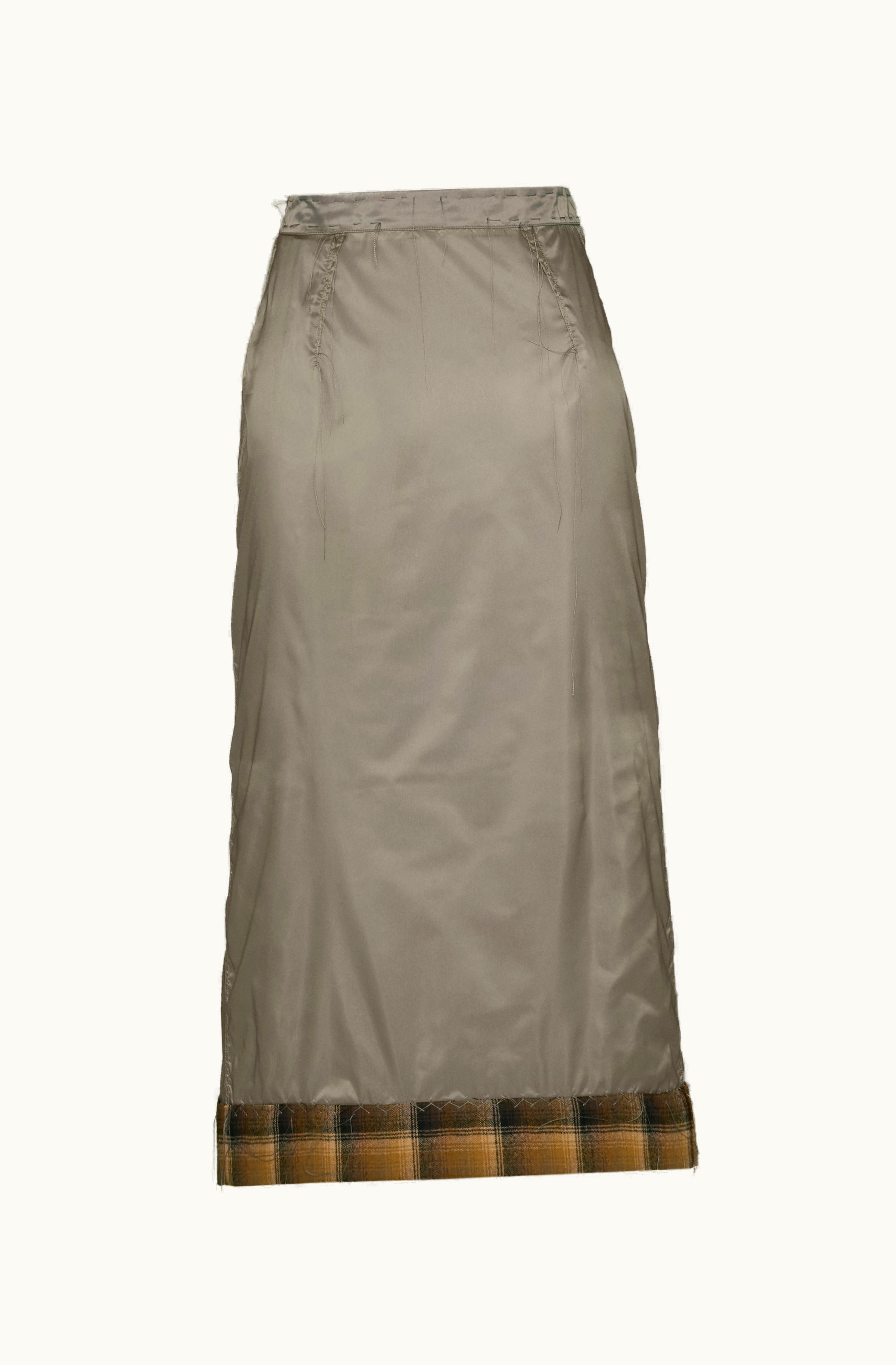 Maison Margiela Maison Margiela Pendleton Hem Skirt Dark Shadow