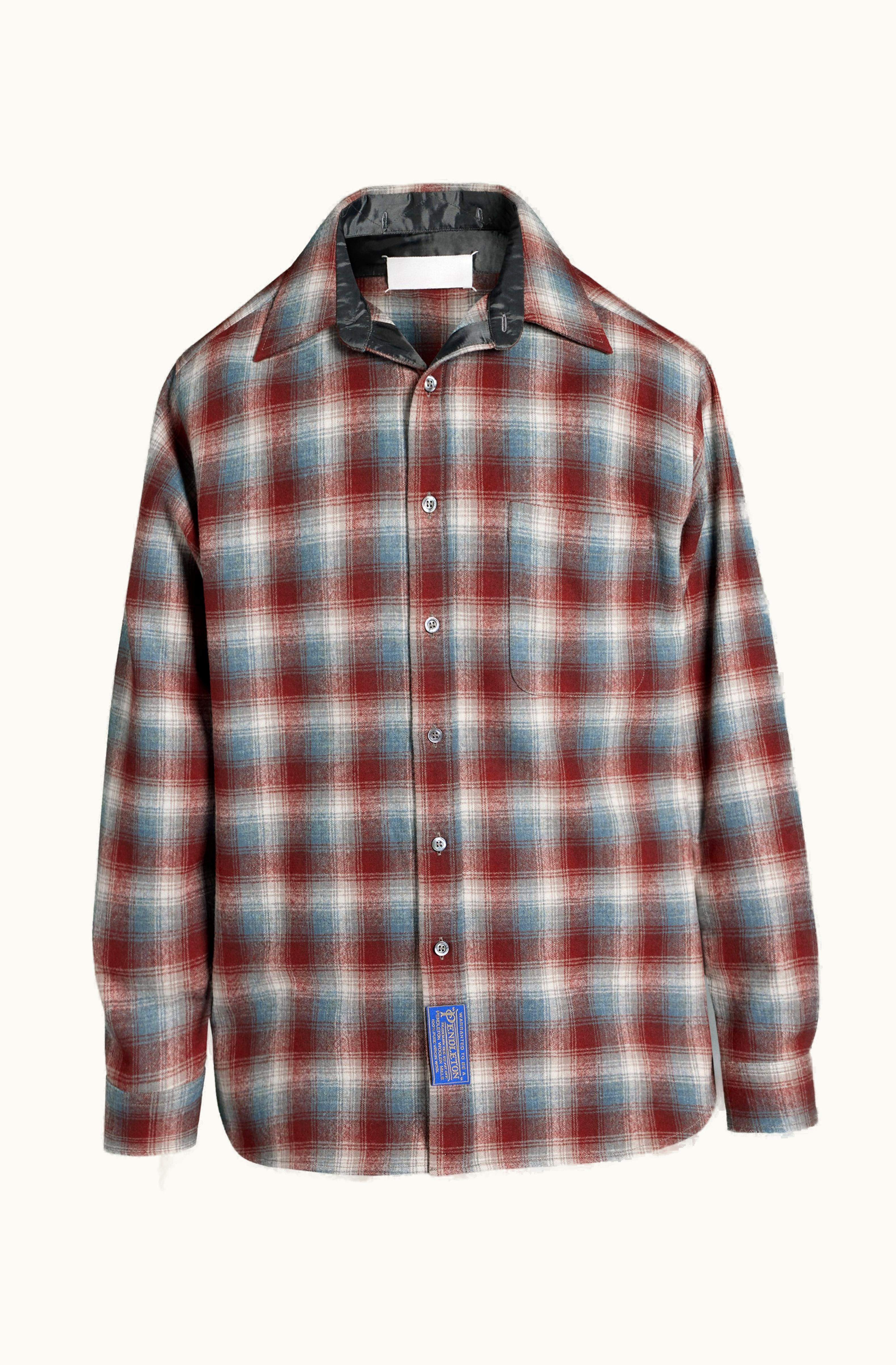 Maison Margiela Maison Margiela Men's Pendleton Wool Shirt Rust