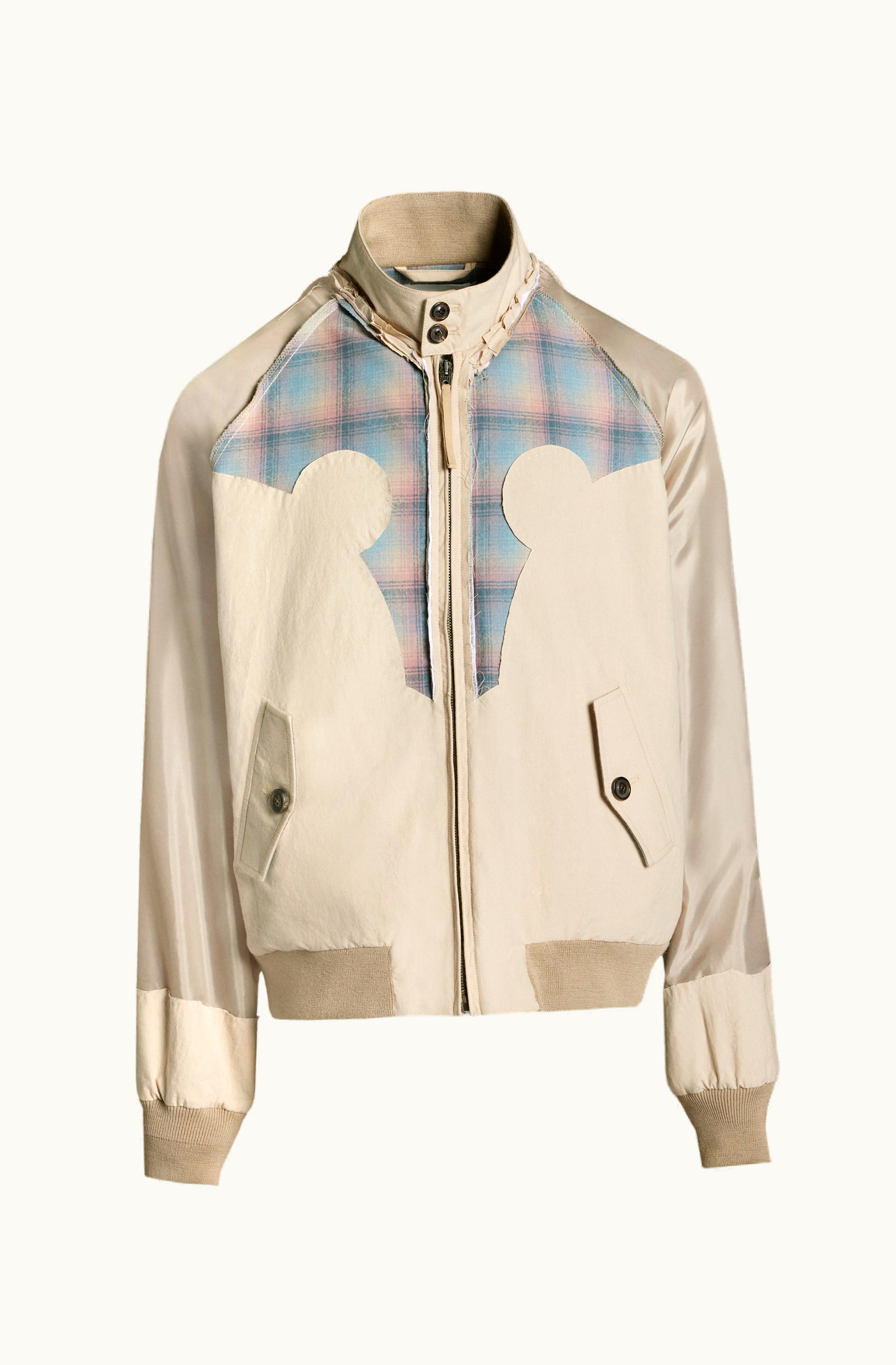 Maison Margiela Maison Margiela Men's Yoke Bomber Jacket Pendleton Beige