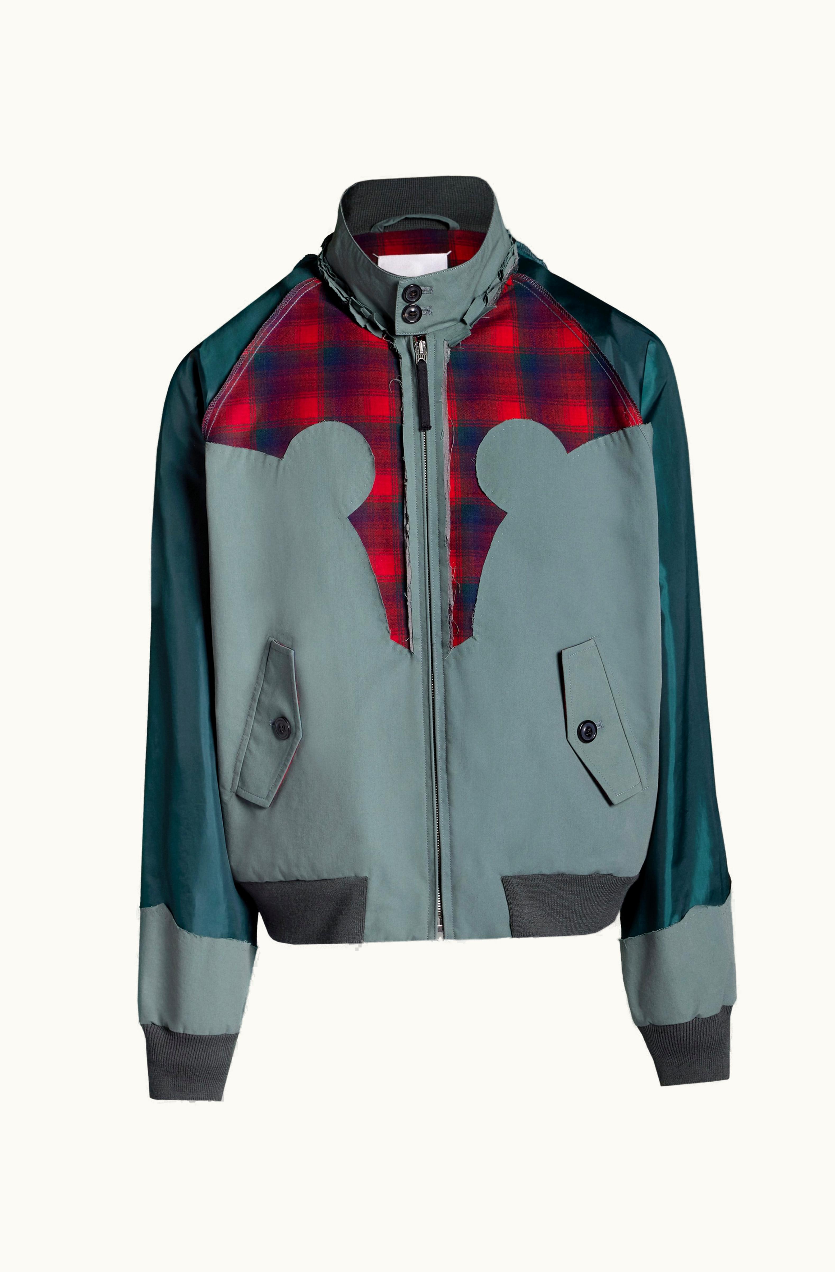 Maison Margiela Maison Margiela Men's Pendleton Yoke Bomber Jacket Sage