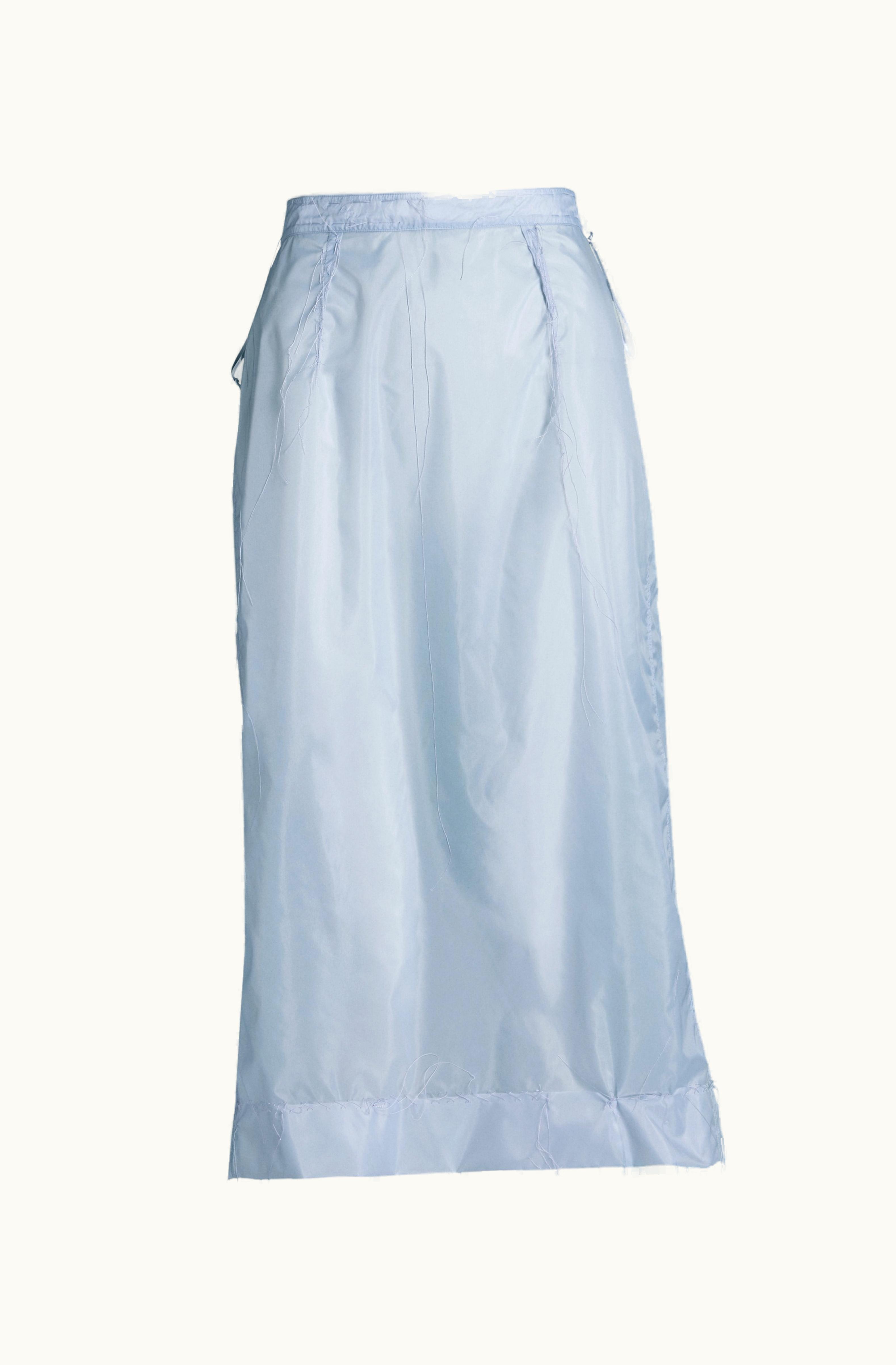 Maison Margiela Maison Margiela Women's Inside Out Skirt Pale Blue