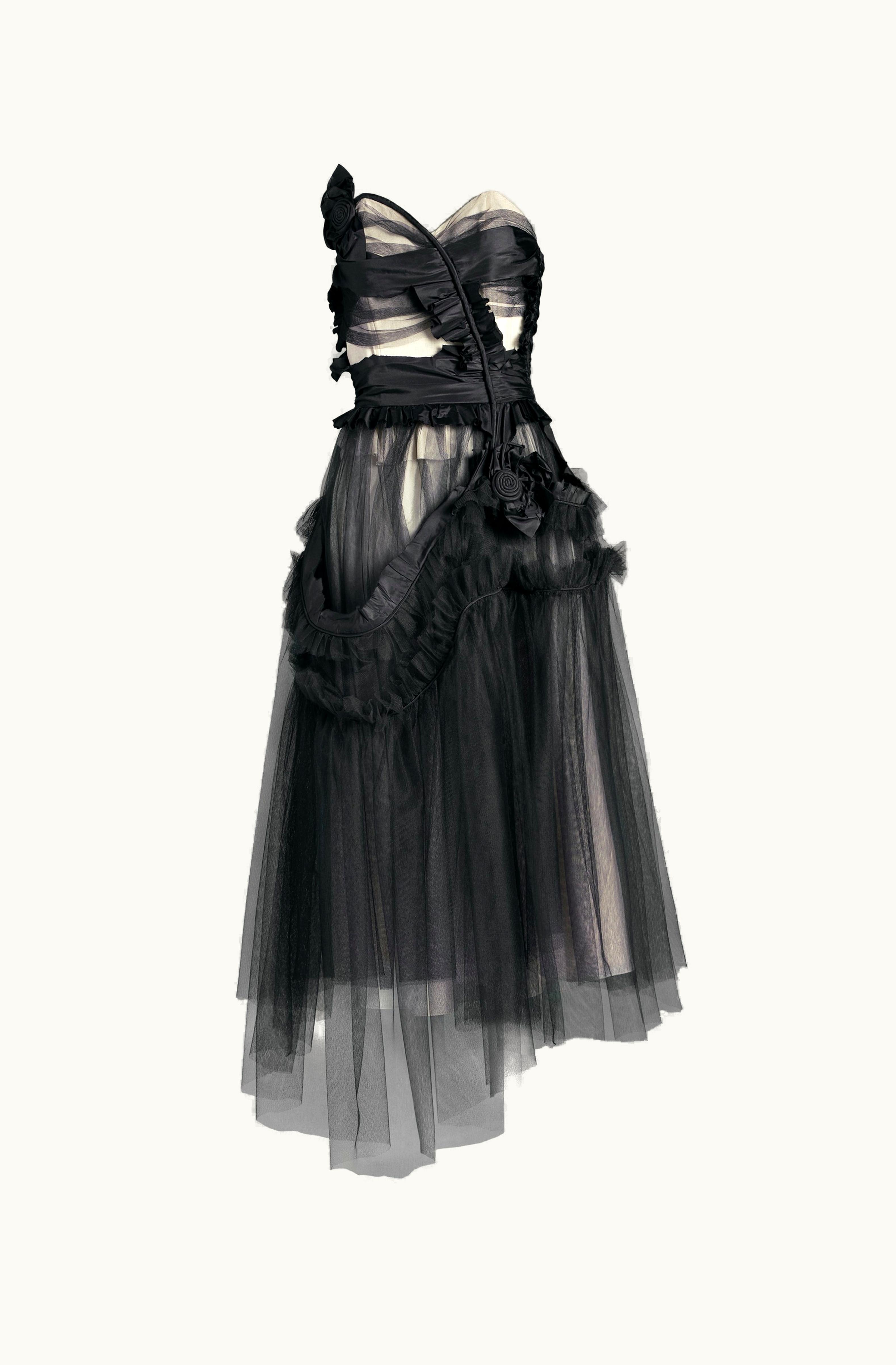 Maison Margiela Maison Margiela Décortiqué Corset Dress Black