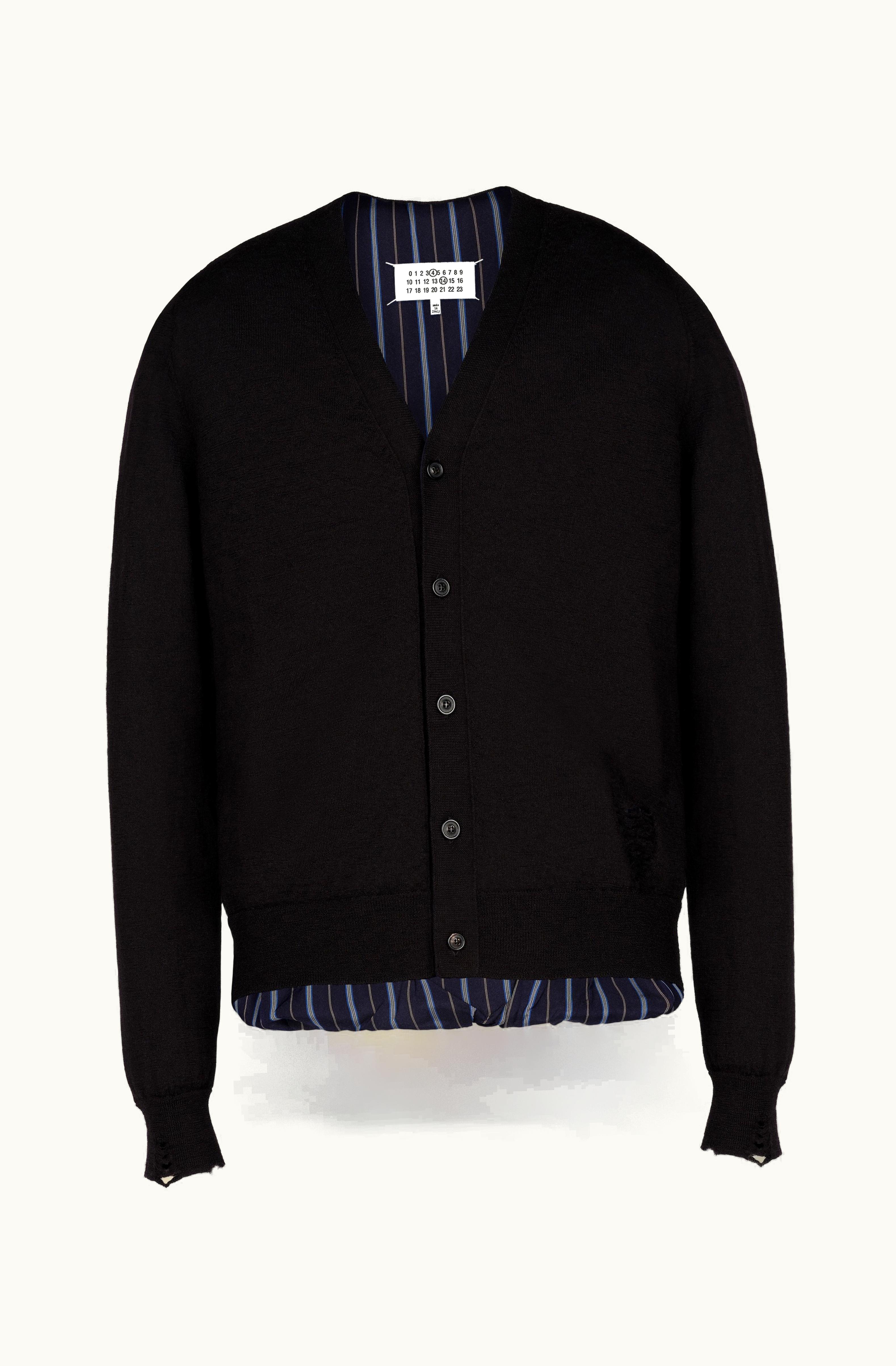 Maison Margiela Maison Margiela V-Neck Cardigan Charcoal