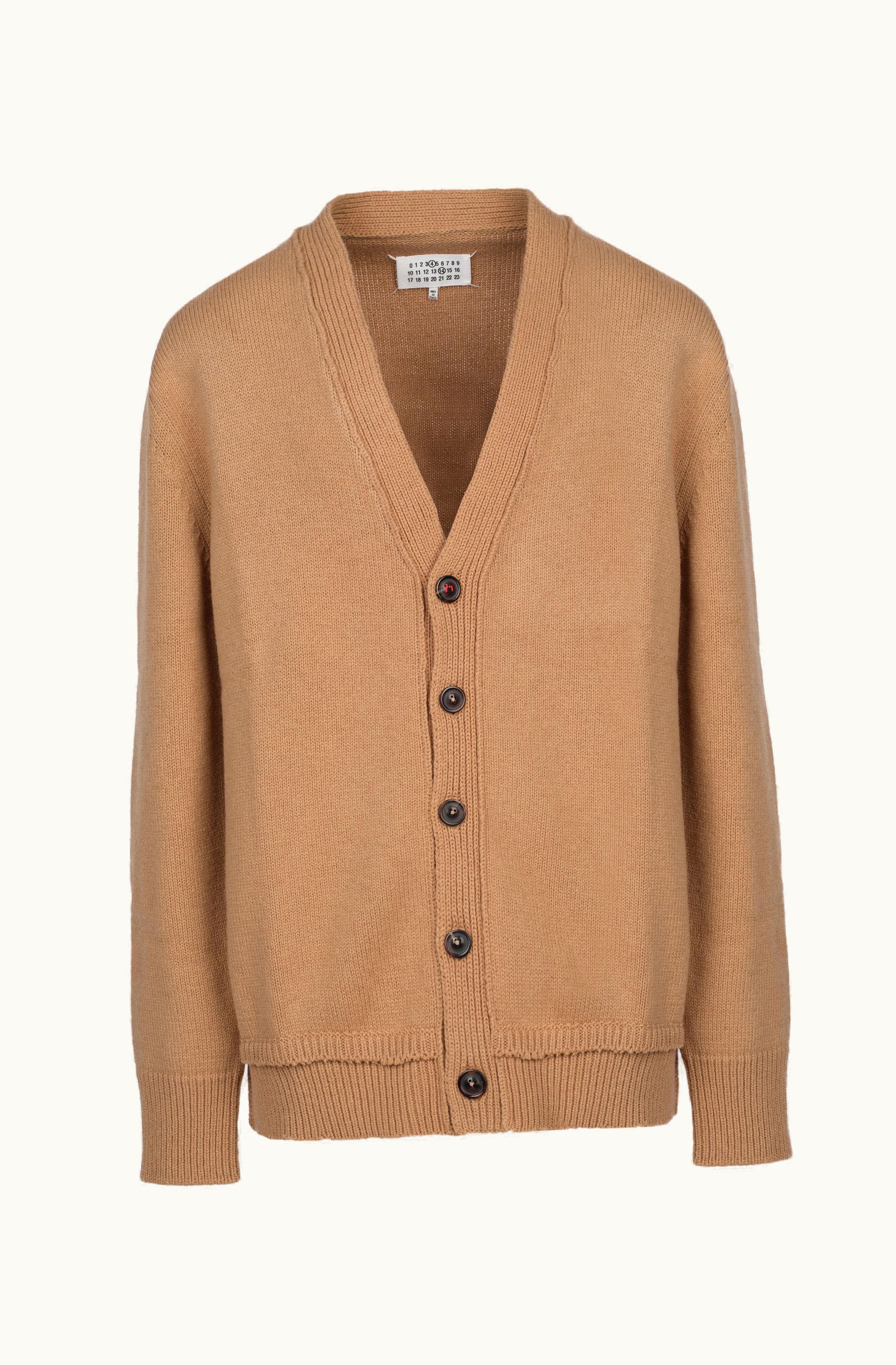 Maison Margiela Maison Margiela Women's Oversized Cardigan Beige