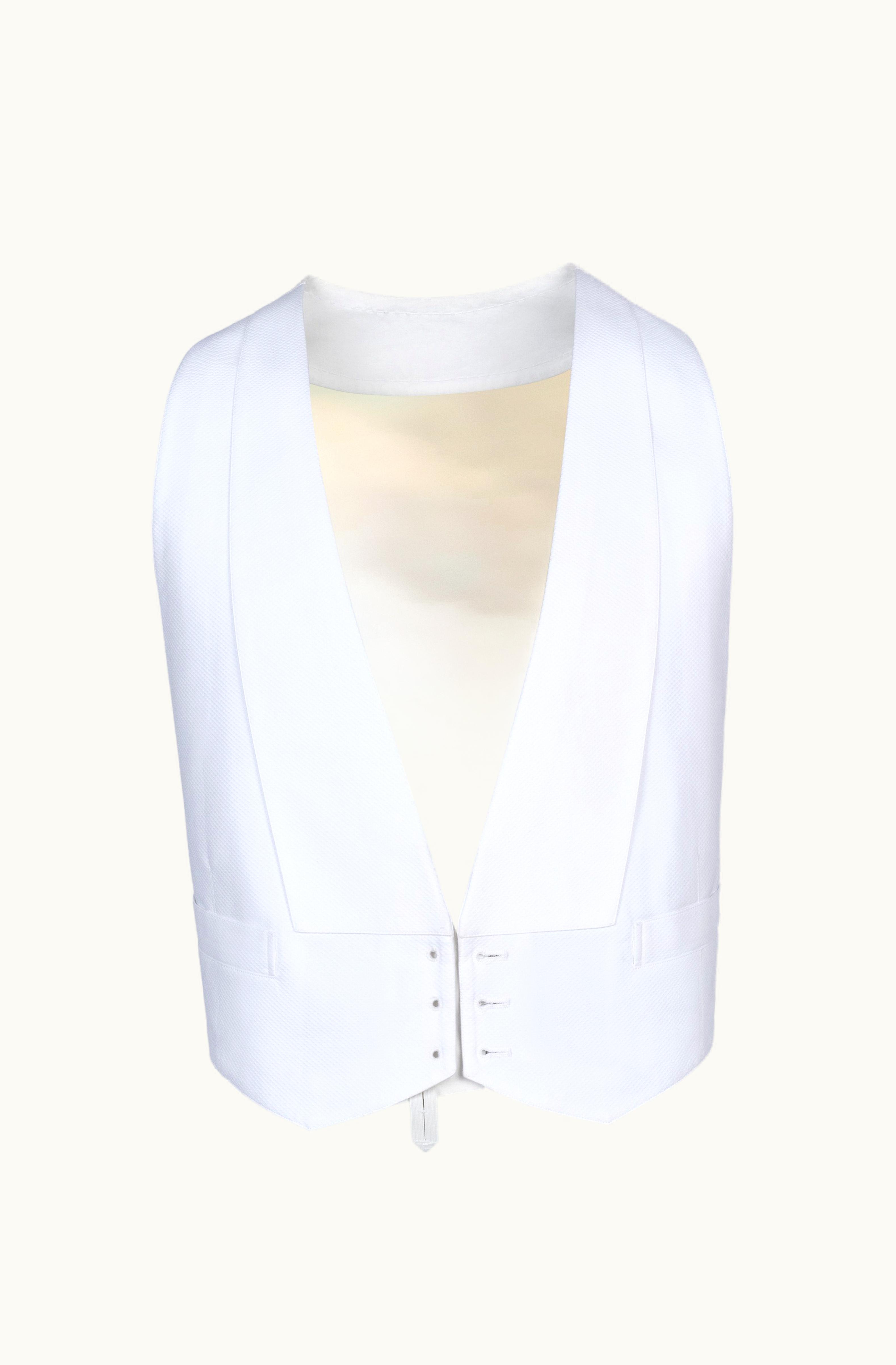 Maison Margiela Maison Margiela Cotton Waistcoat White