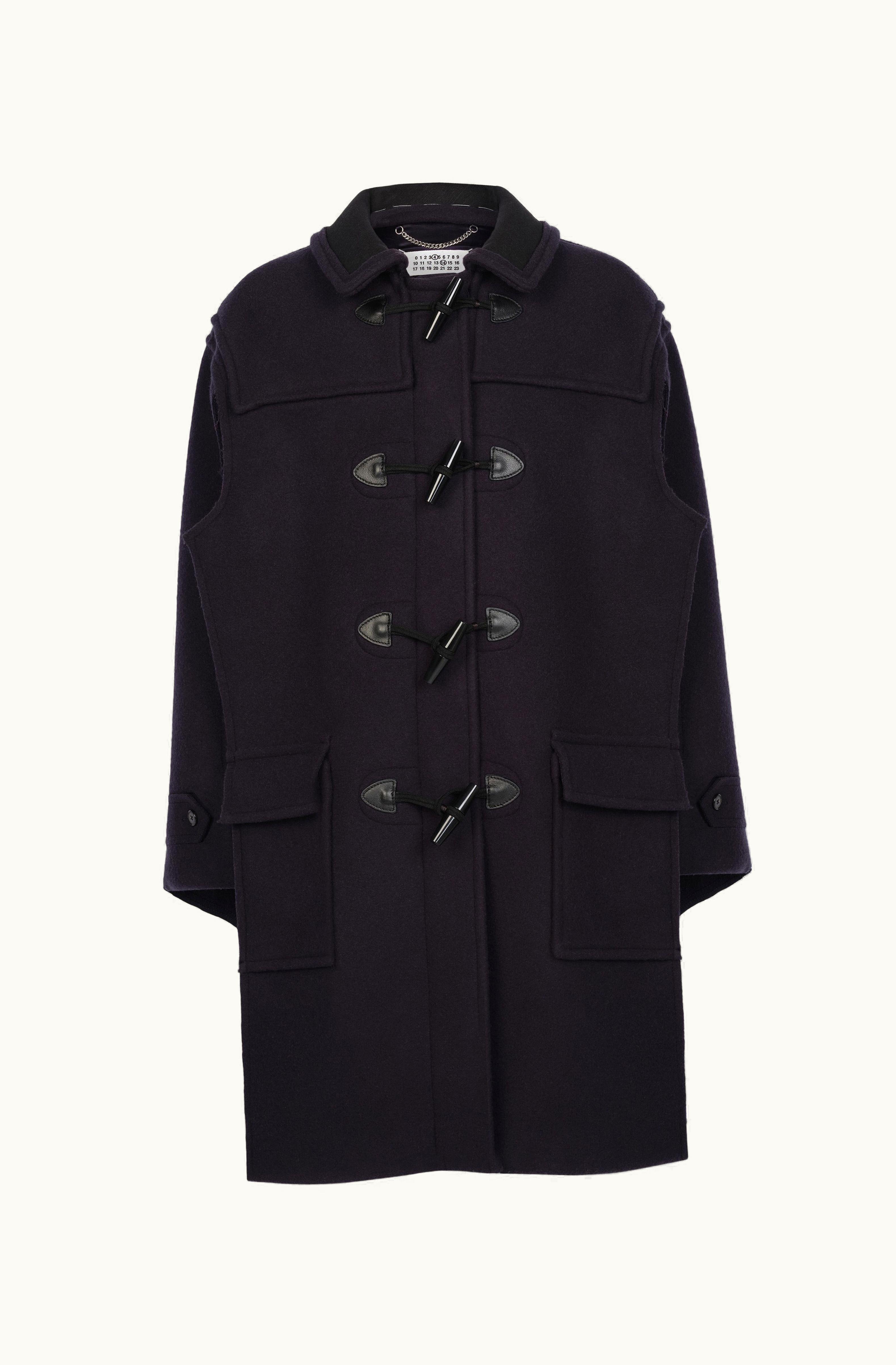 Maison Margiela Maison Margiela Wool Coat Blue