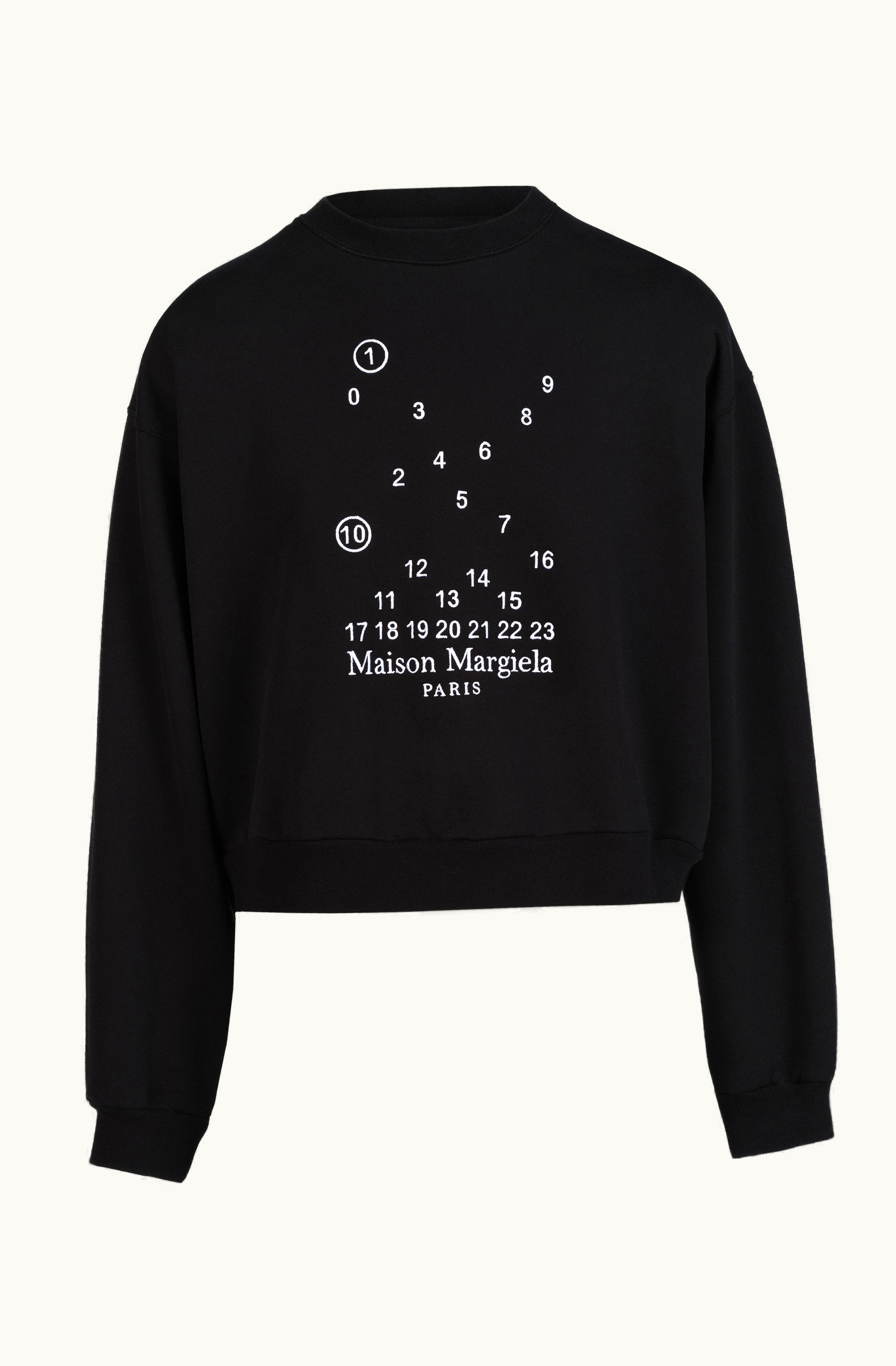 Maison Margiela Maison Margiela Logo Sweatshirt Black