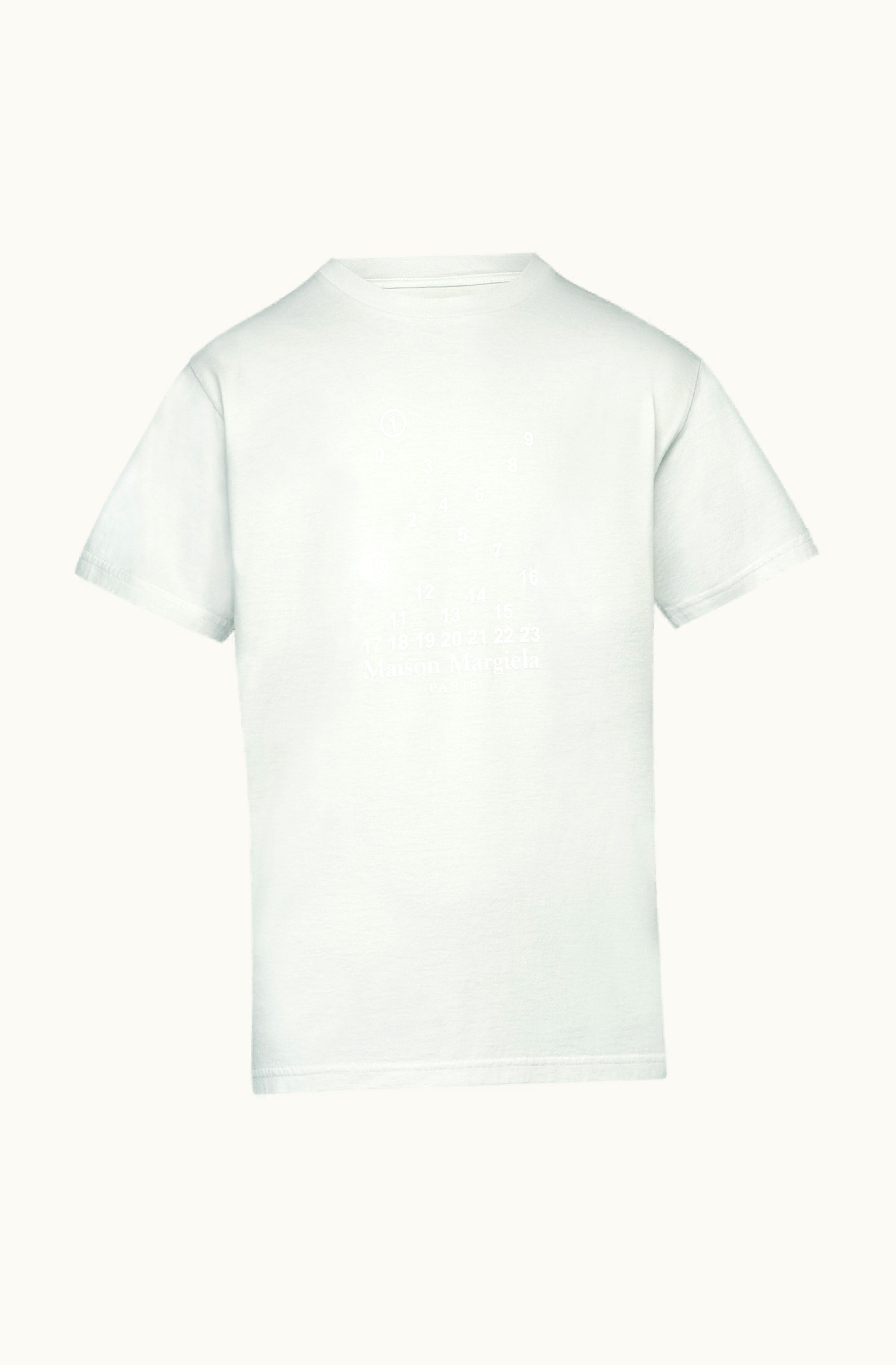 Maison Margiela Maison Margiela Women's White Logo T-Shirt Ivory