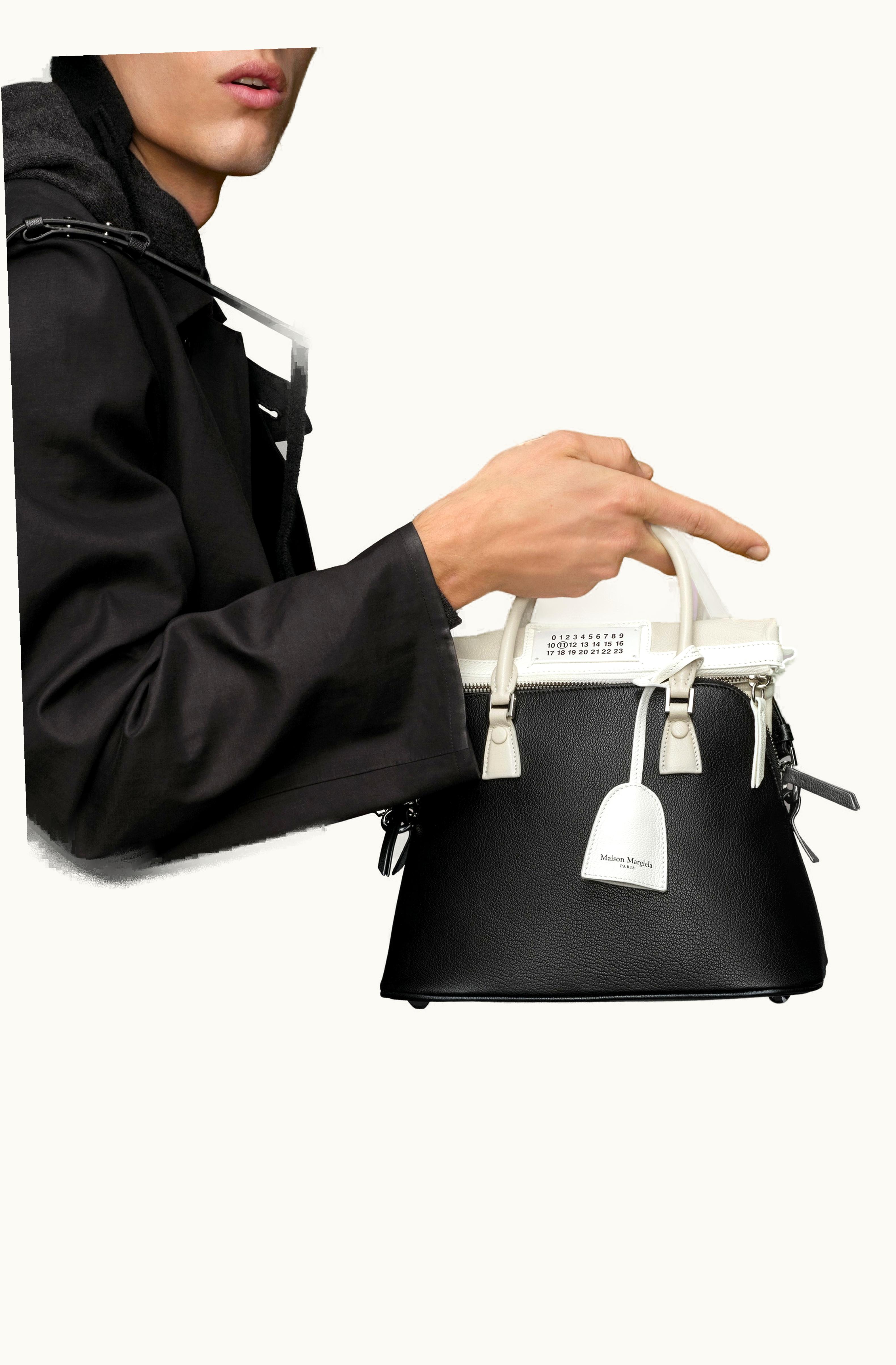 Maison Margiela Maison Margiela 5ac Classique Mini Greige And White