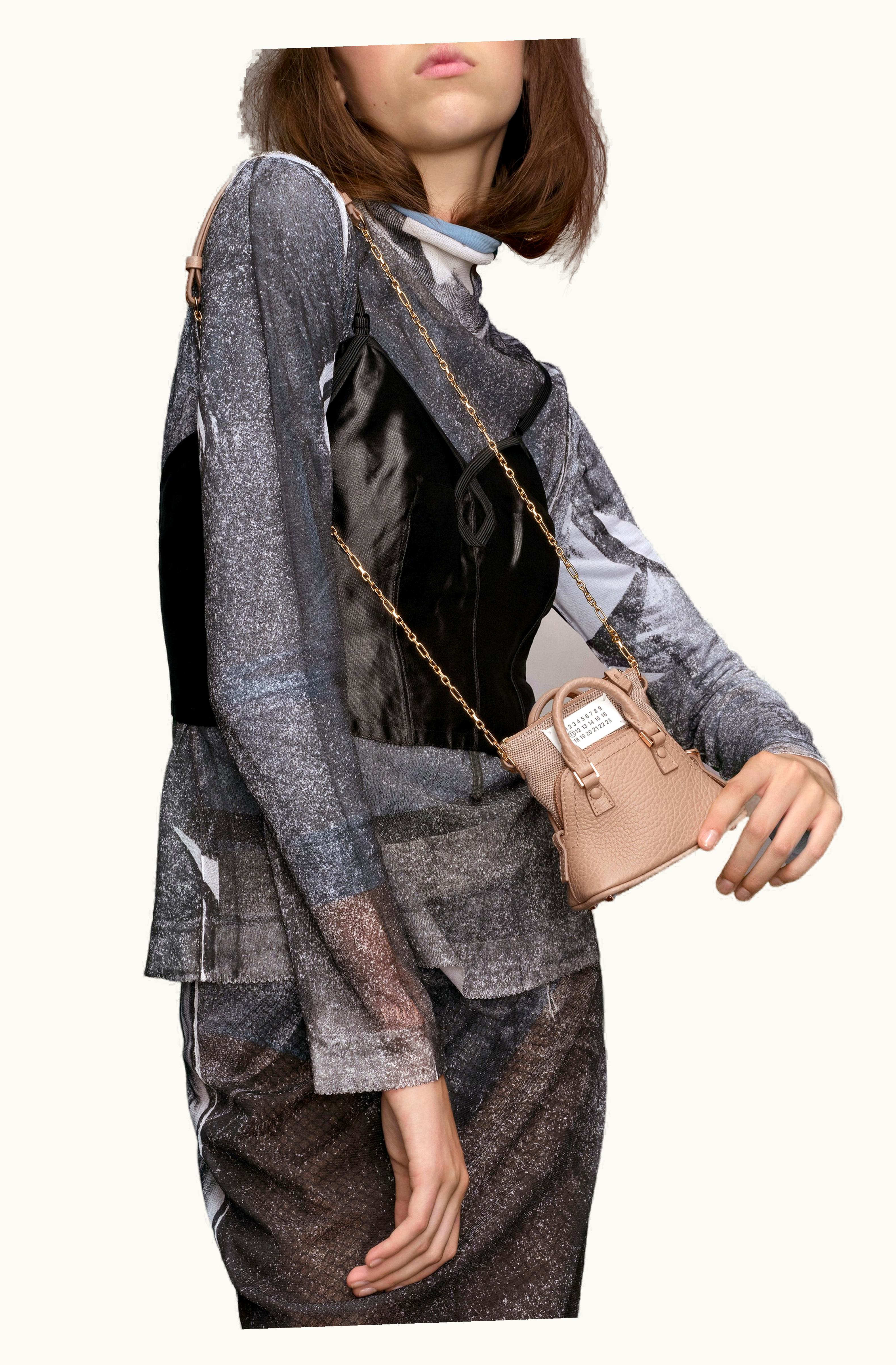 Maison Margiela Maison Margiela 5ac Classique Baby Shoulder Bag Mud Brown