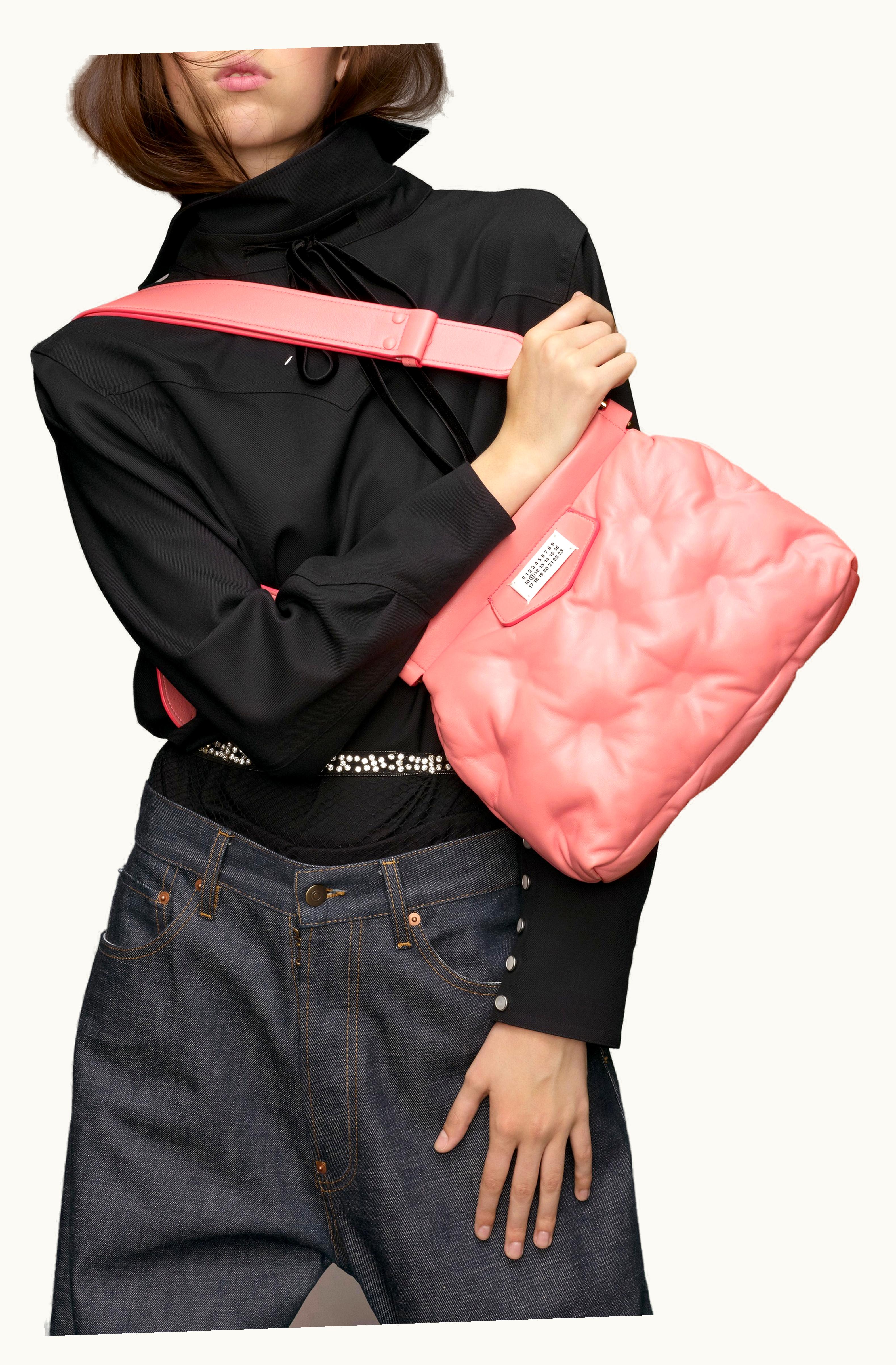 Maison Margiela Maison Margiela Crossbody Bag Glam Slam Classique Small Coral