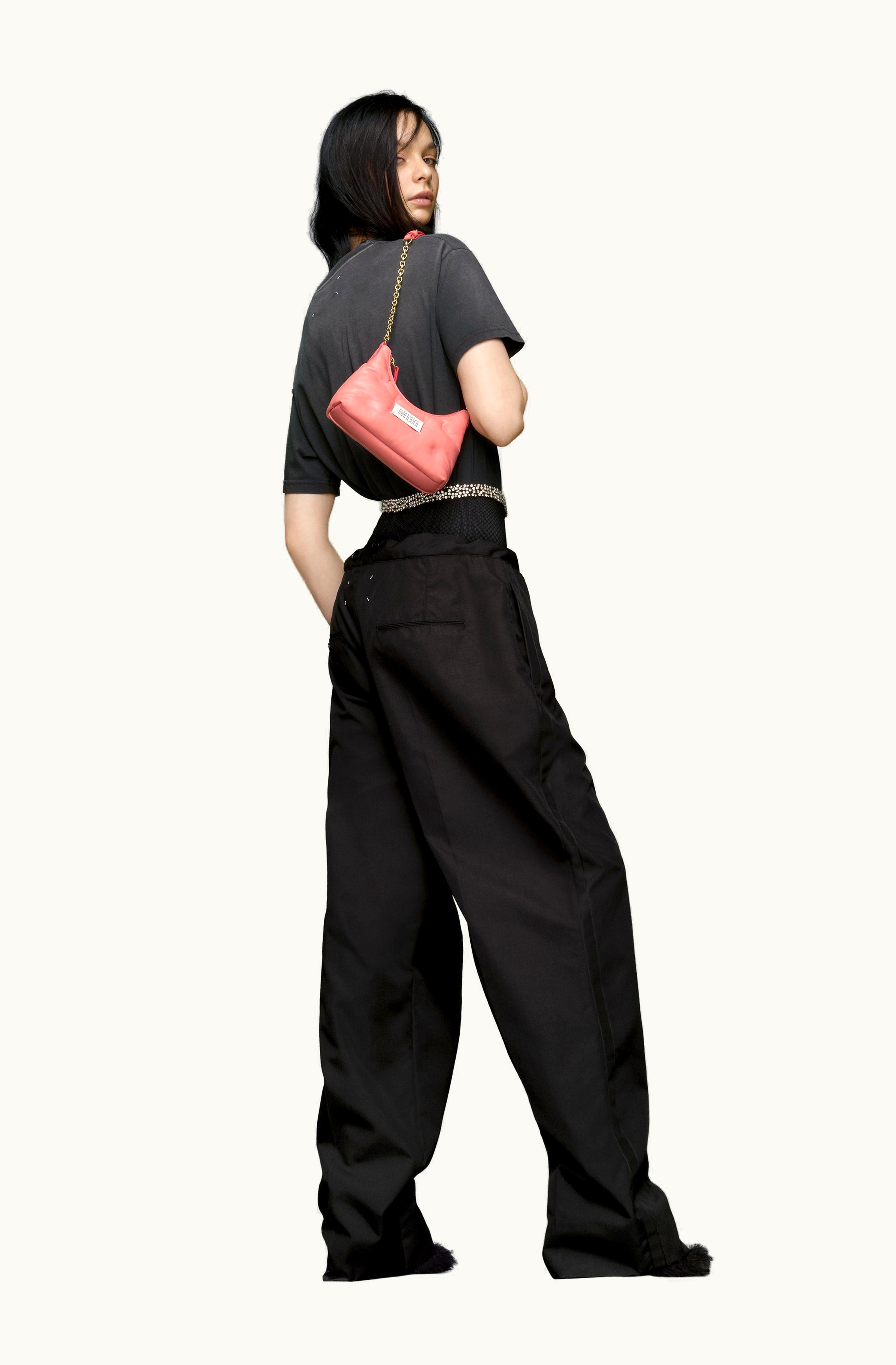 Maison Margiela Maison Margiela Women's Glam Slam Hobo Micro Coral