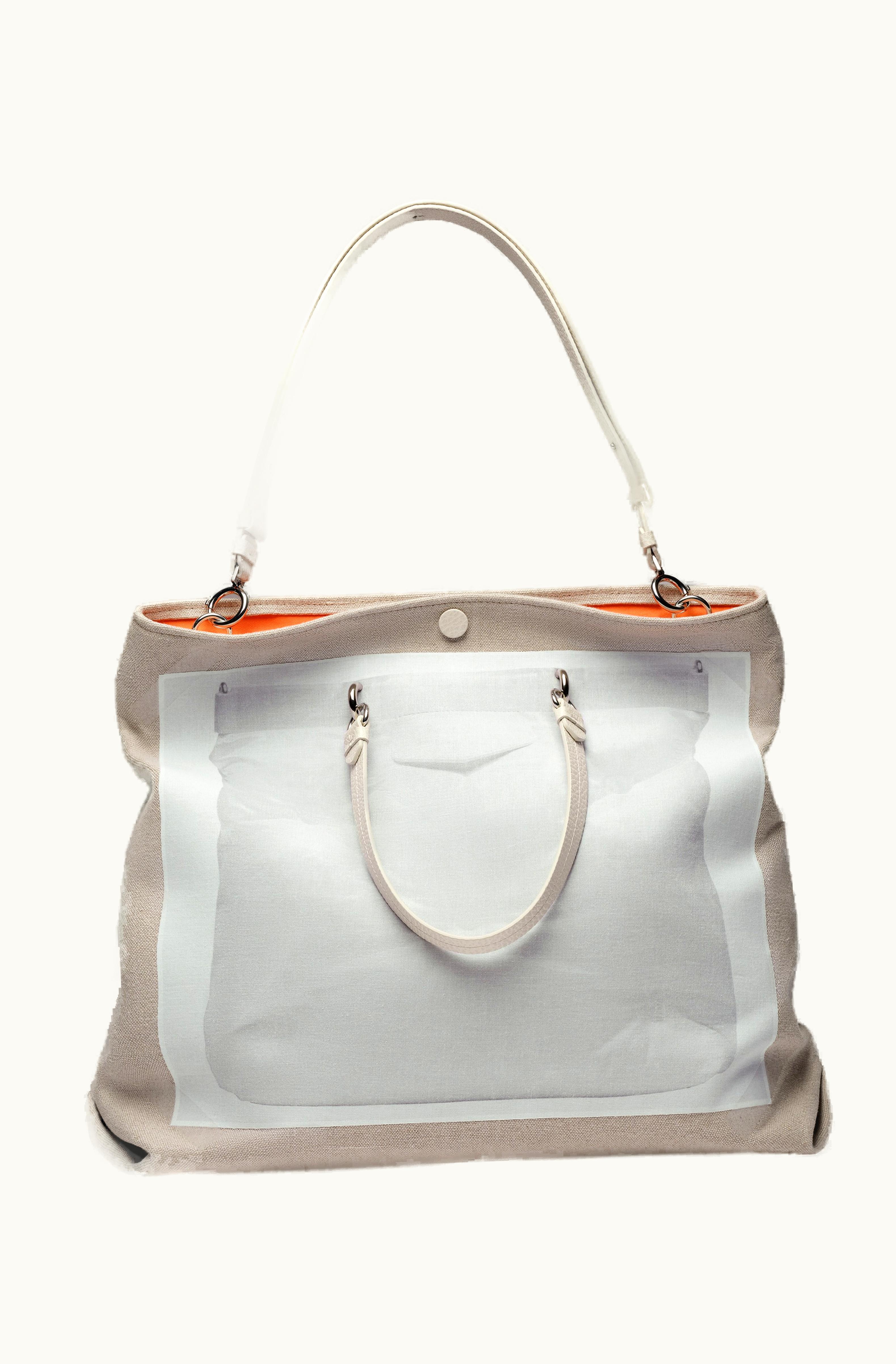 Maison Margiela Maison Margiela Trompe L'Oeil Tabi Shopping Bag Pearl Grey