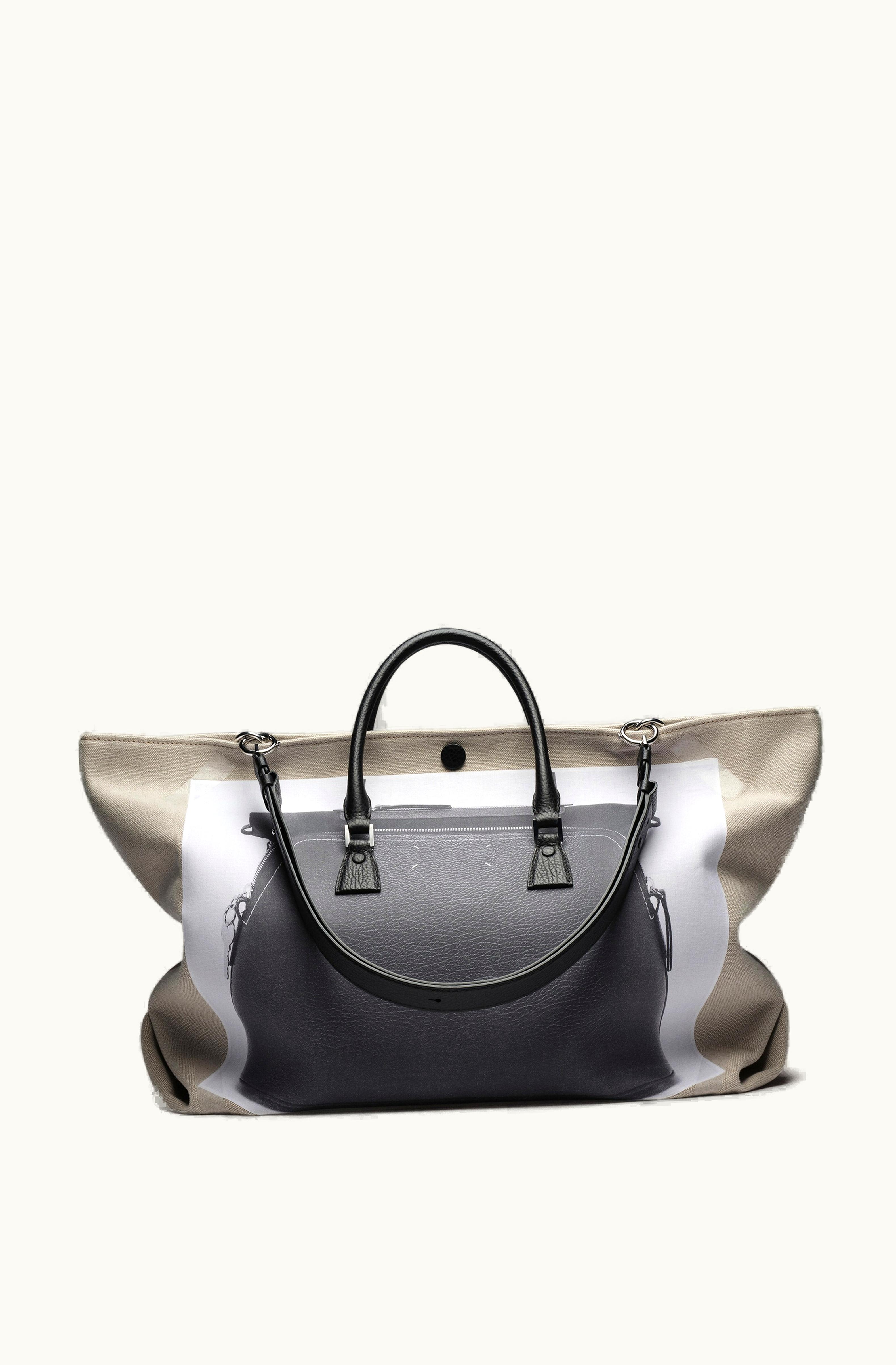 Maison Margiela Maison Margiela Trompe L'Oeil 5ac Shopping Bag Black Black