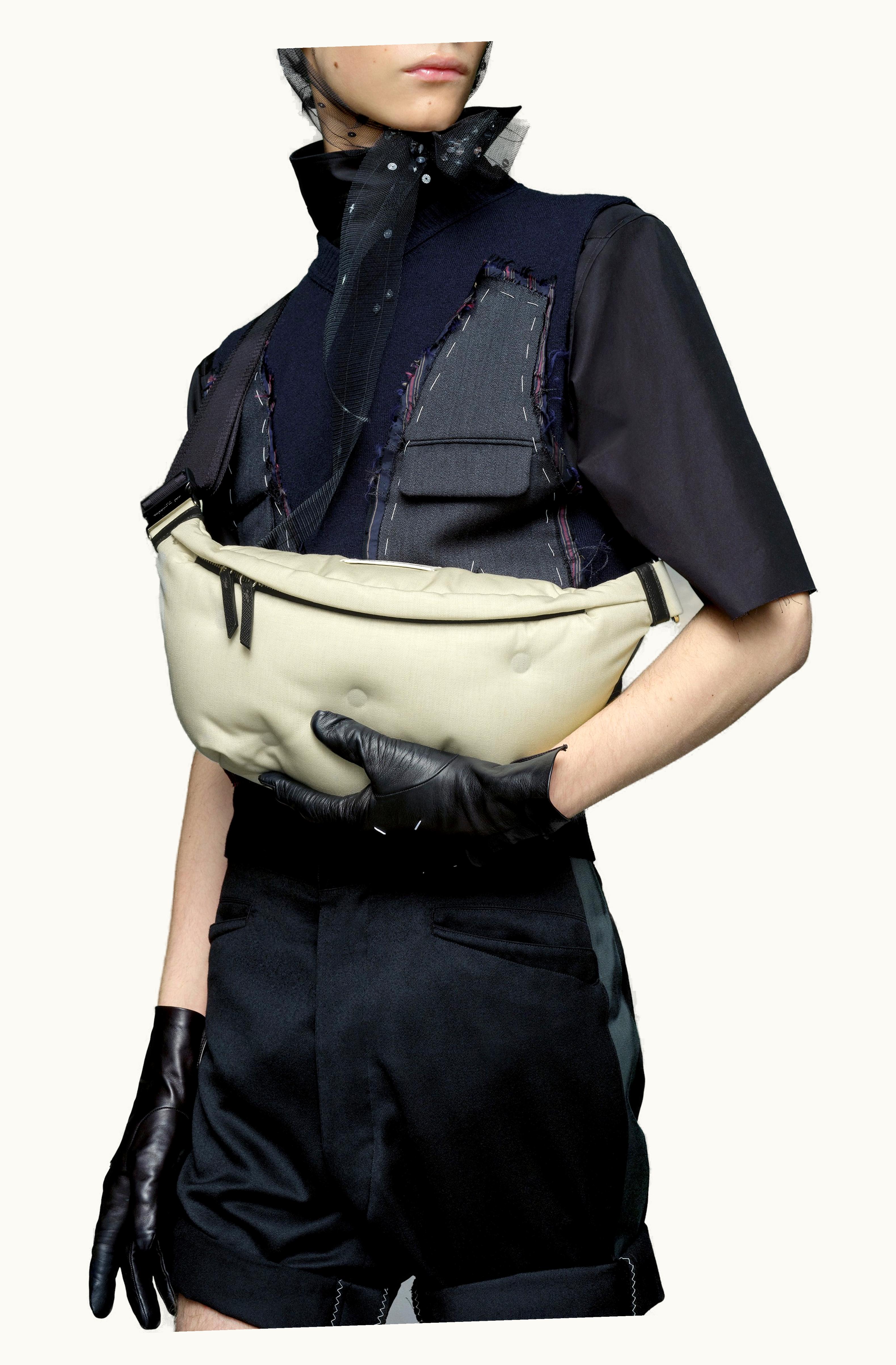 Maison Margiela Maison Margiela Women's Glam Slam Sport Belt Bag Light Grey