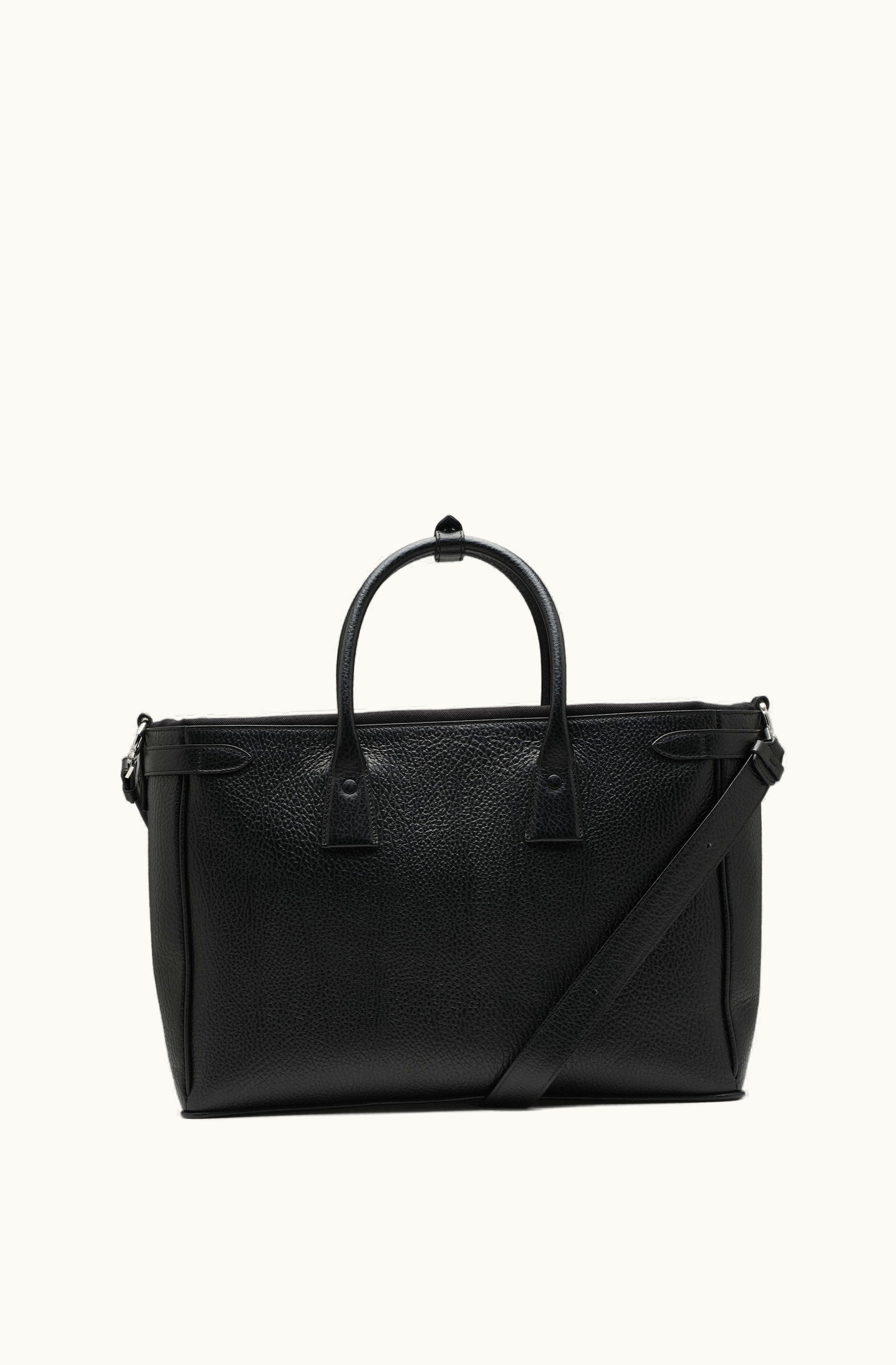 Maison Margiela Maison Margiela 5ac Leather Document Bag Black