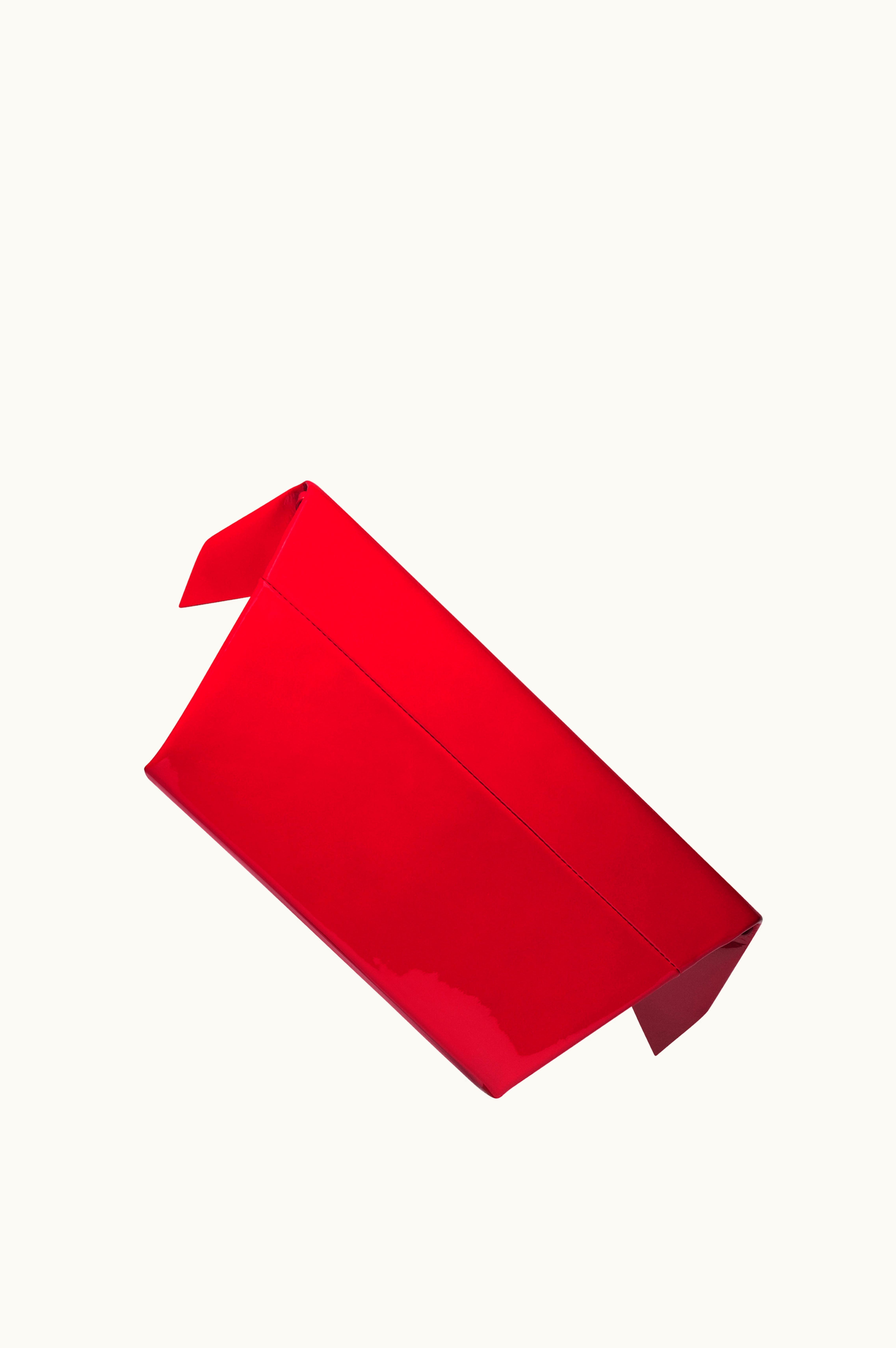 Maison Margiela Maison Margiela Snatched Medium Black Leather Bag Haute Red