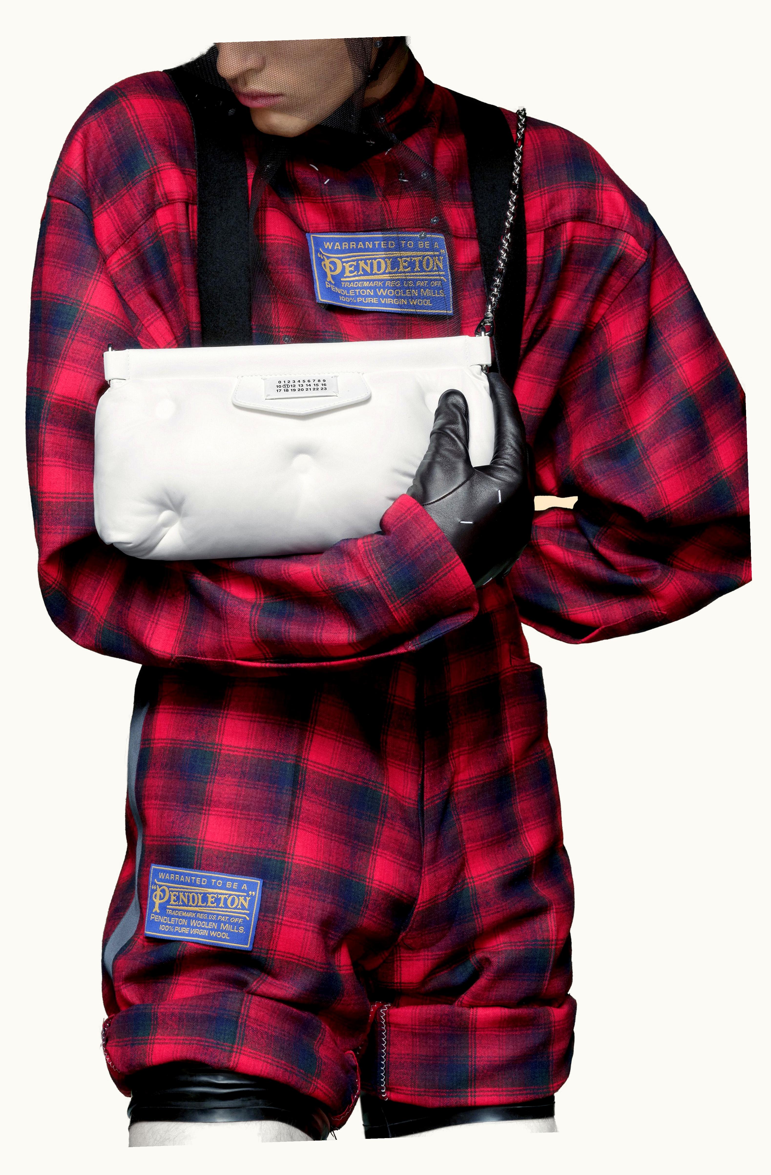 Maison Margiela Maison Margiela Glam Slam Red Carpet Black Bag White