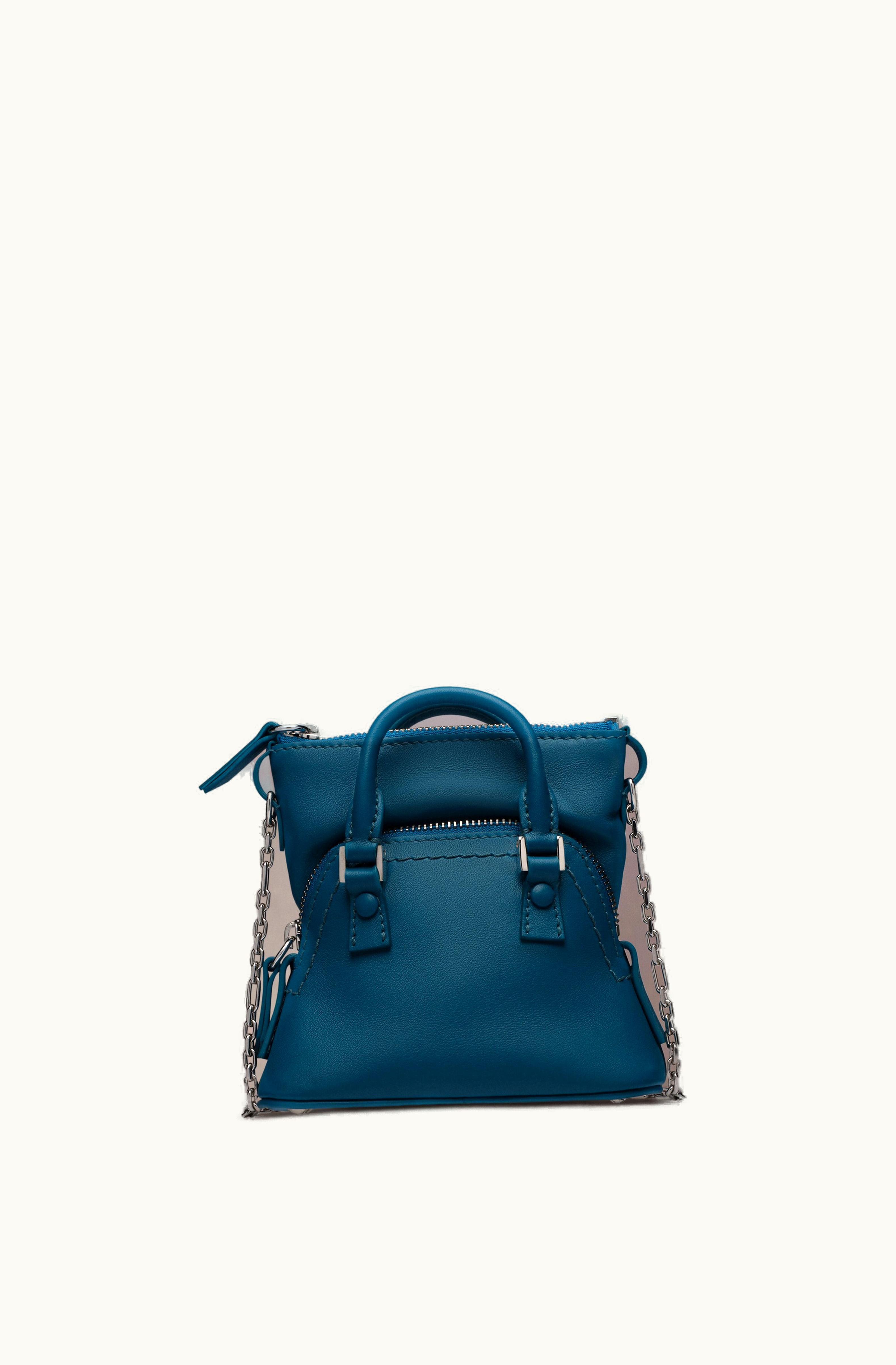 Maison Margiela Maison Margiela 5ac Recicla Classique Baby Shoulder Bag Ocean Depths
