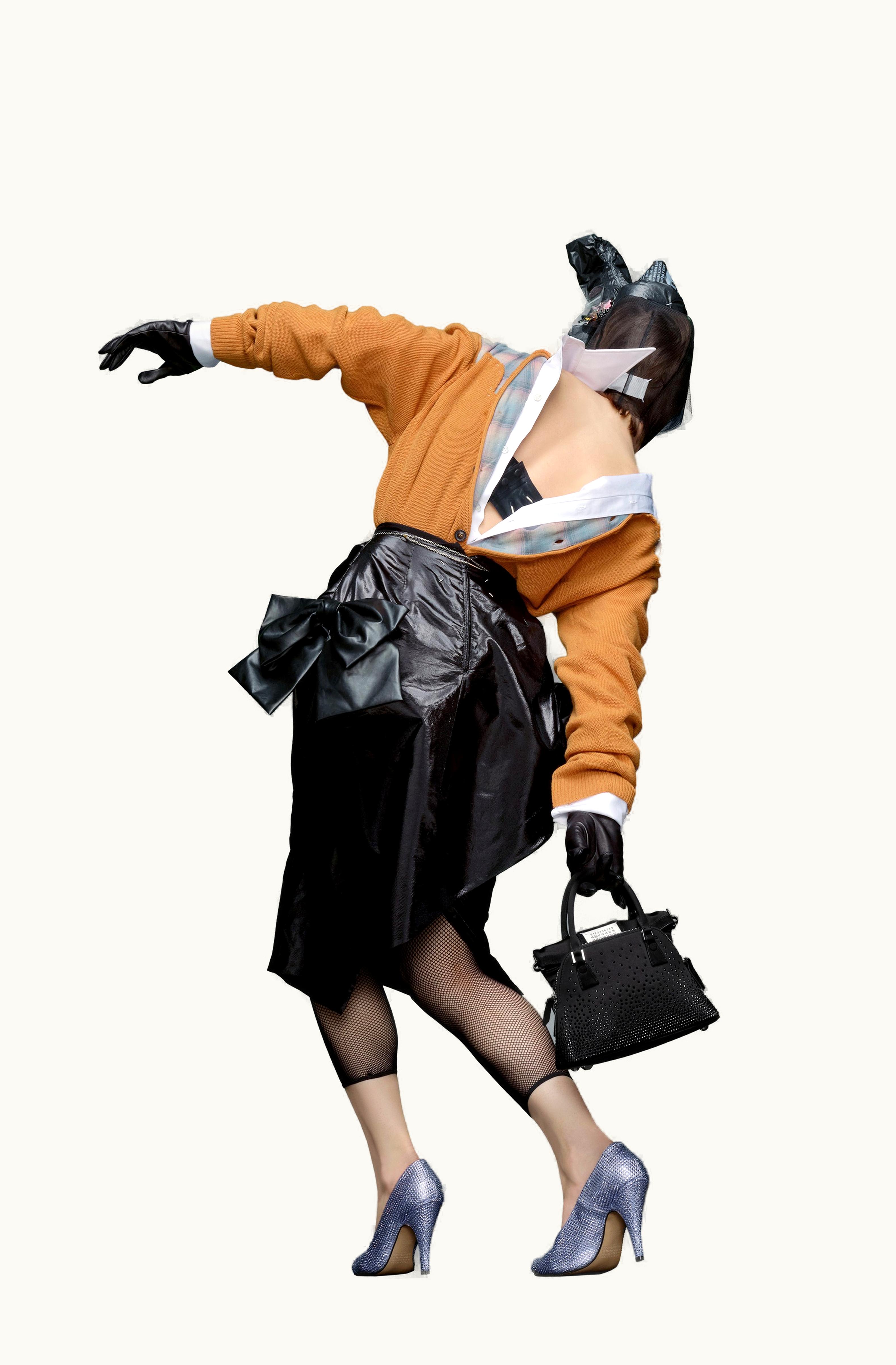 Maison Margiela Maison Margiela Women's 5ac Cinema Inferno Micro Bag Black