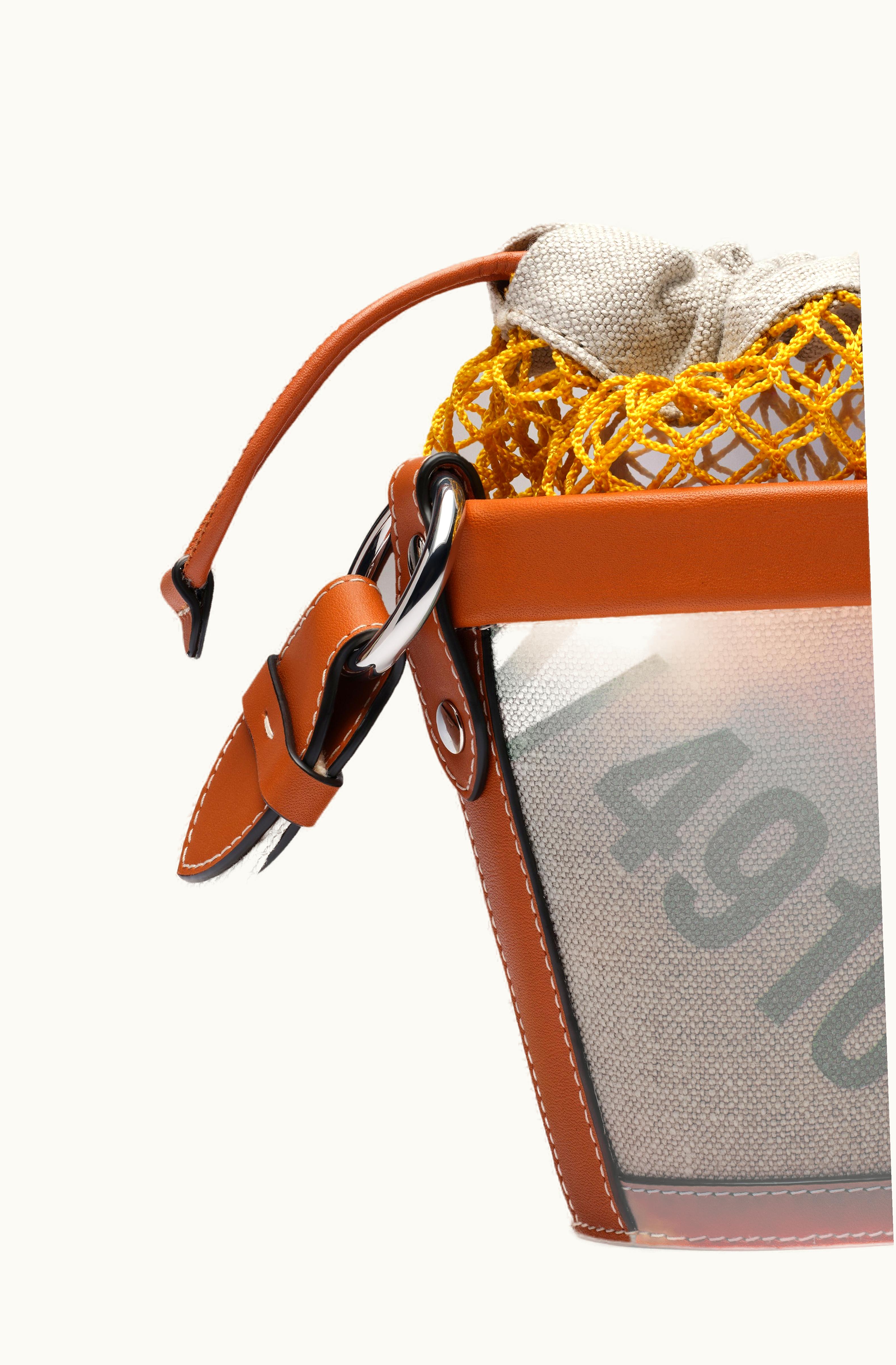 Maison Margiela Maison Margiela Mni Bucket Strap Only Tan And Mustard