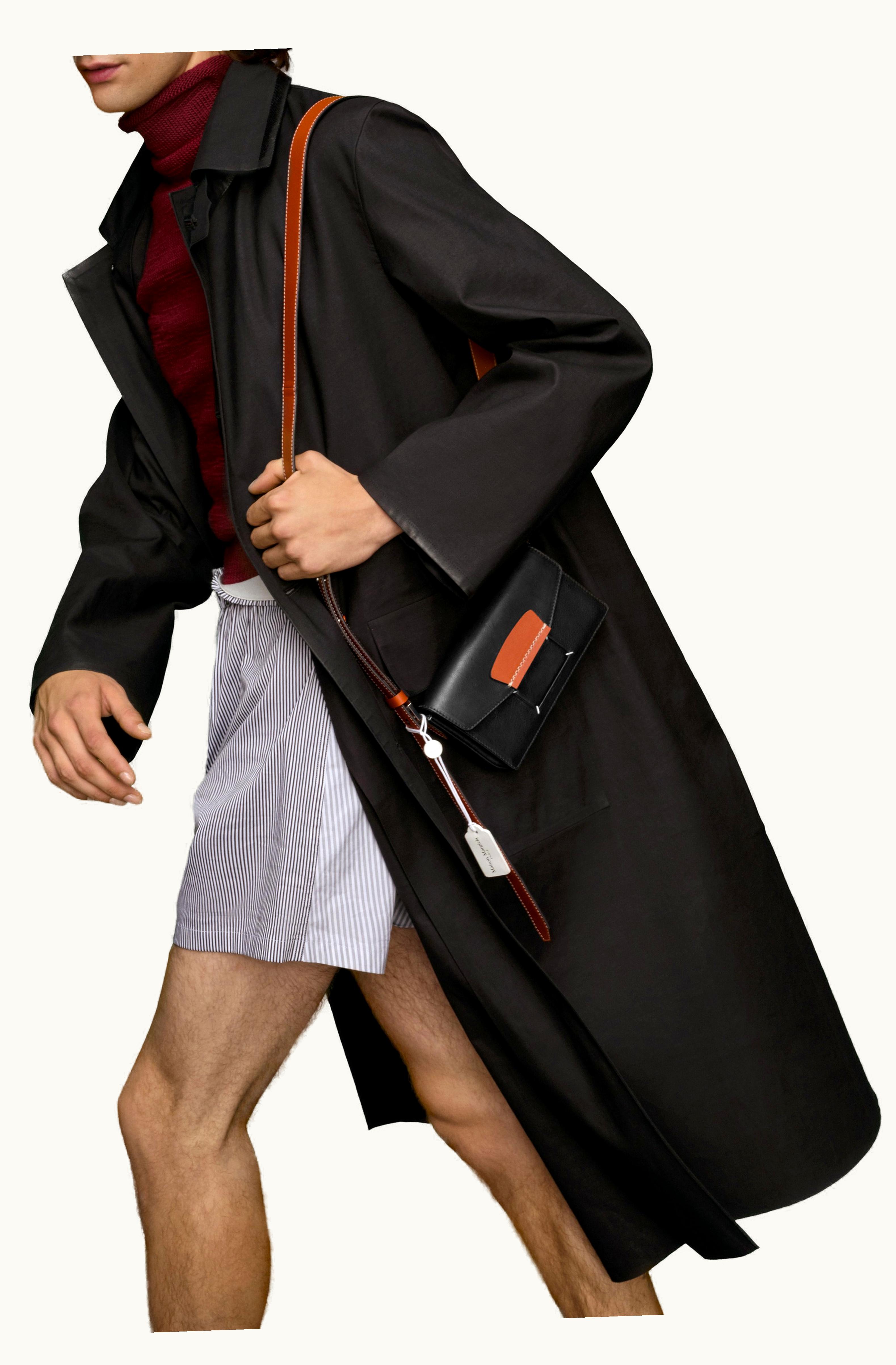 Maison Margiela Maison Margiela Memory Of Camera Bag Horizontal Black And Tan