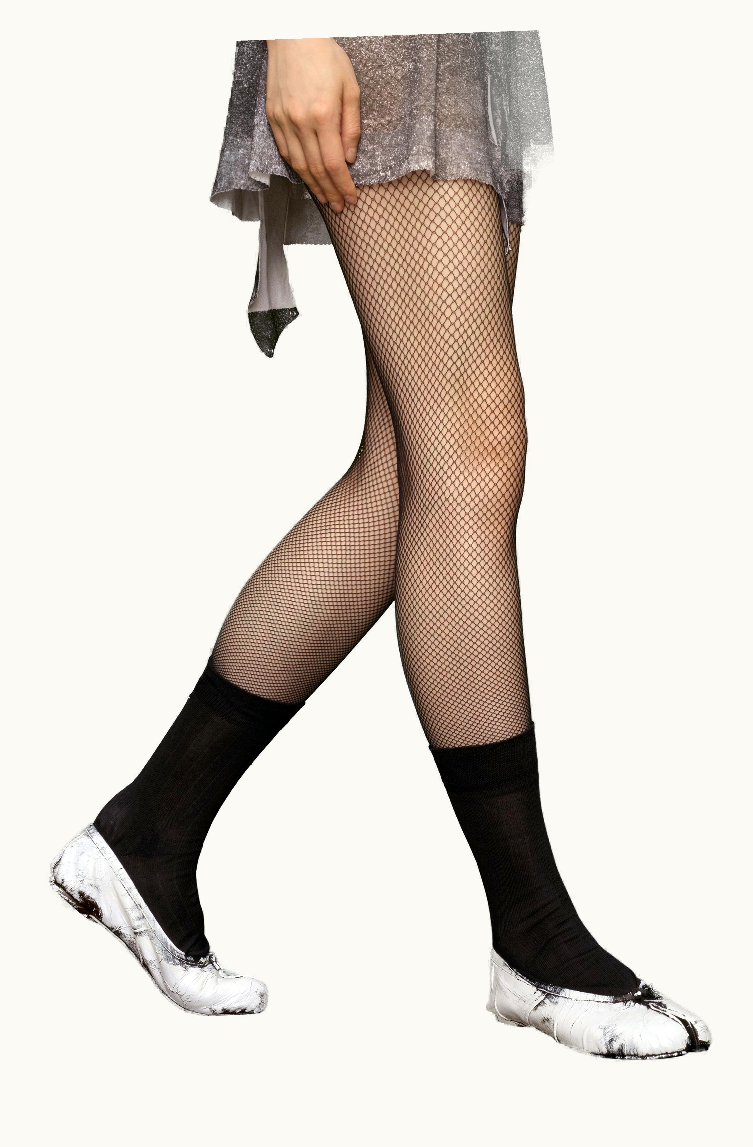 Maison Margiela Maison Margiela Tabi Ballerina New Black And White