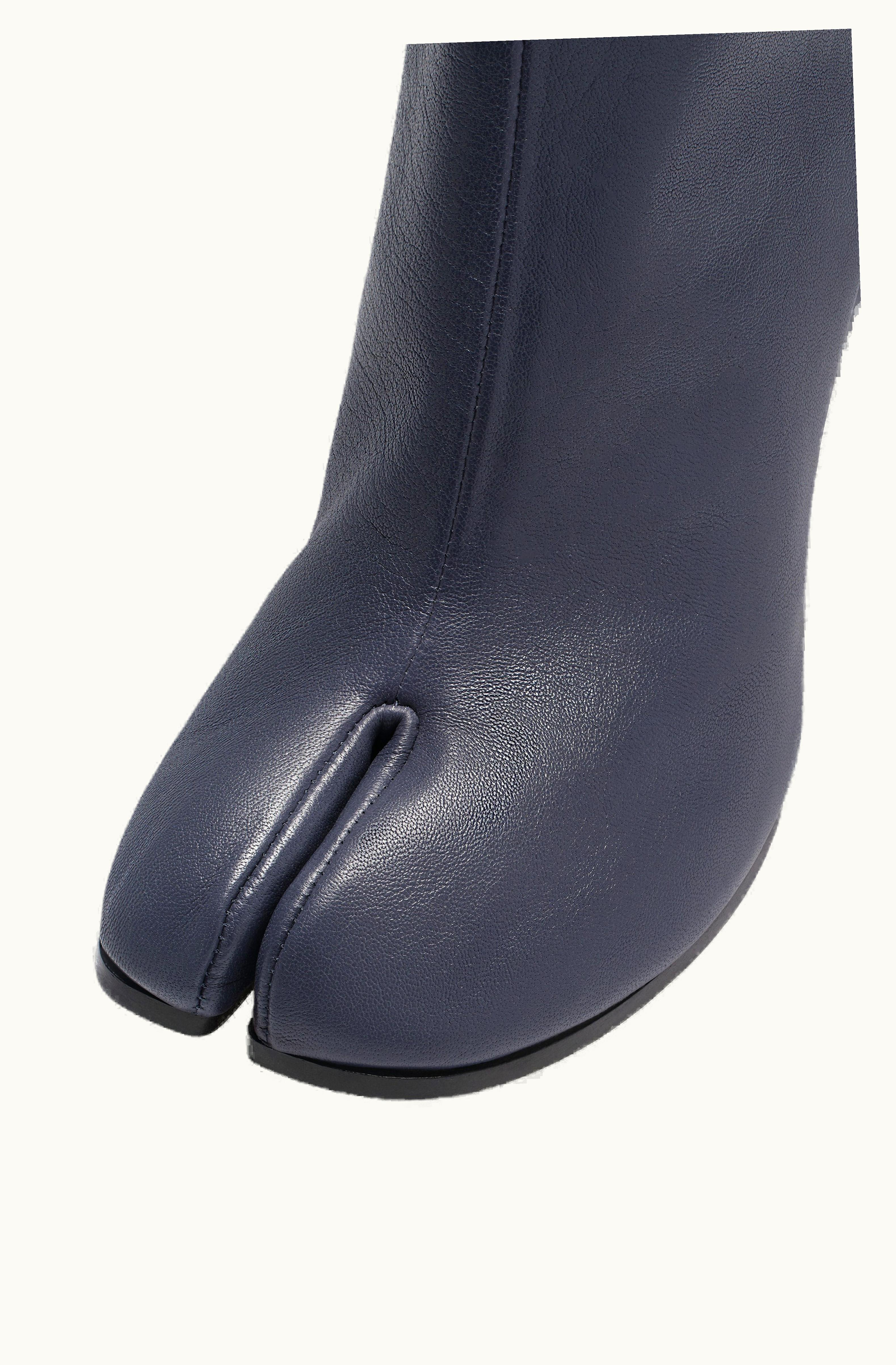 Maison Margiela Maison Margiela Tabi Ankle Boots Nappa Leather Pewter