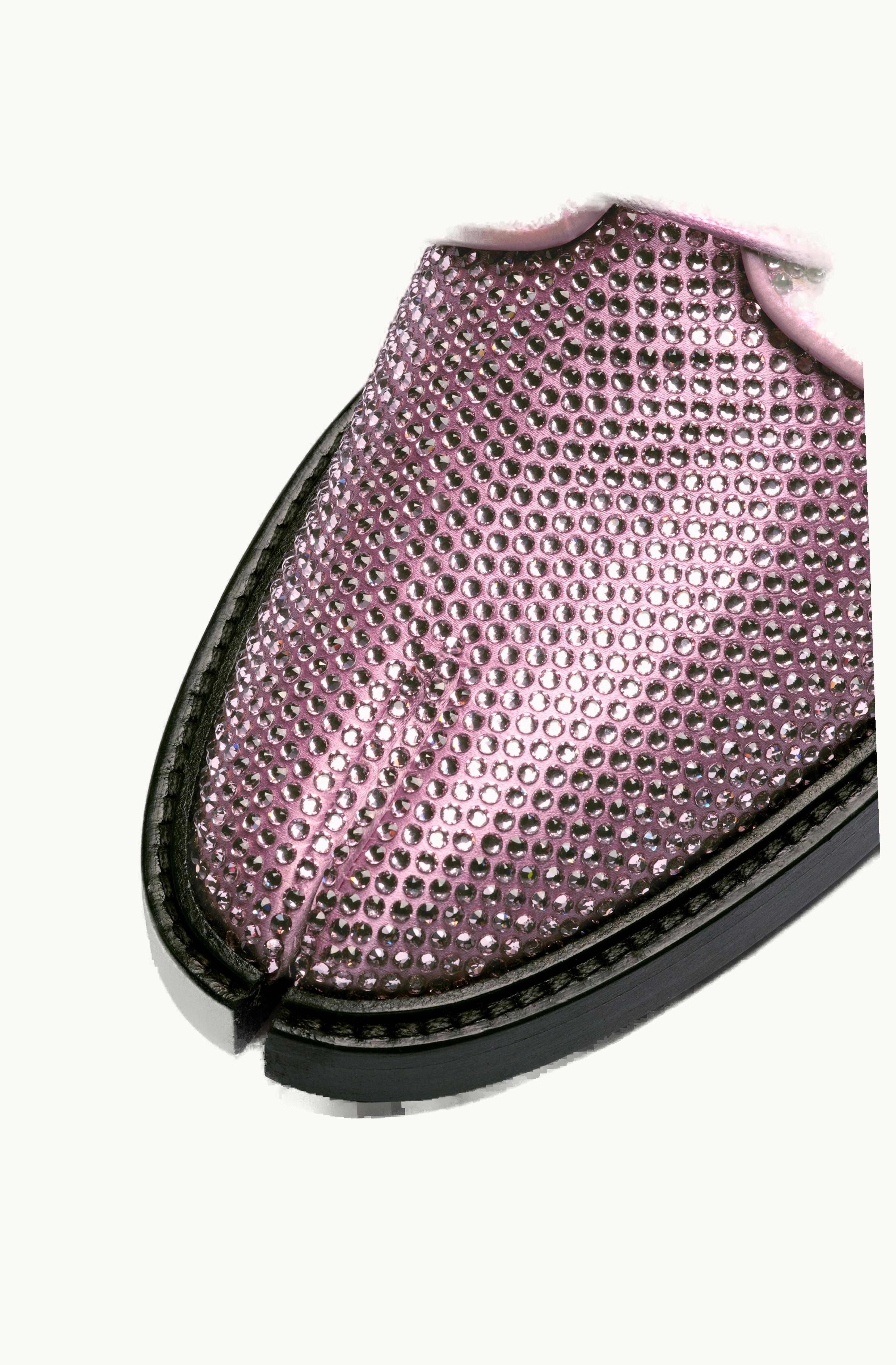 Maison Margiela Maison Margiela Women's Tabi Rhinestone Lace-Up Dusty Lavender