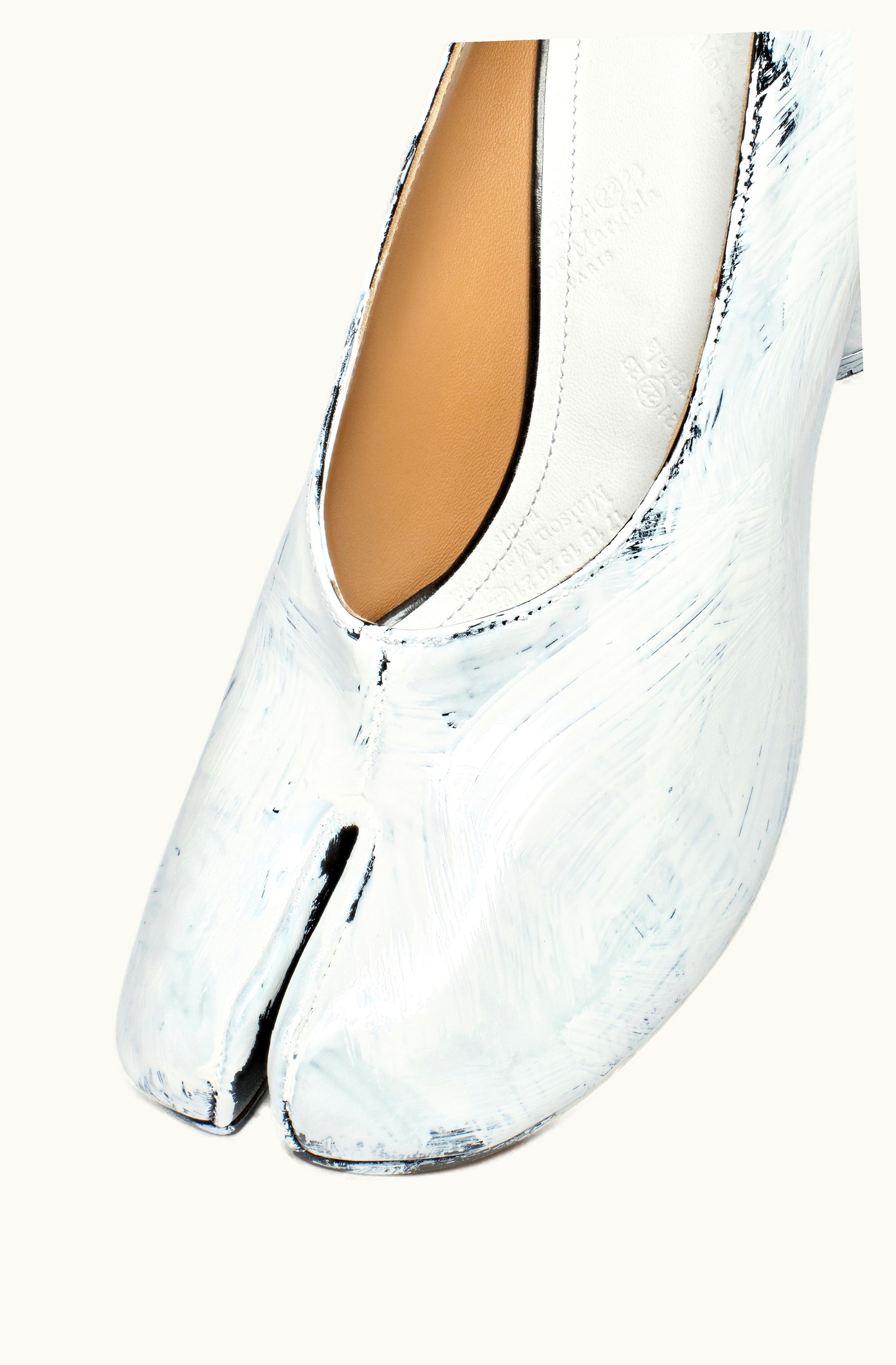 Maison Margiela Maison Margiela Tabi Bianchetto Heels Black Black And White