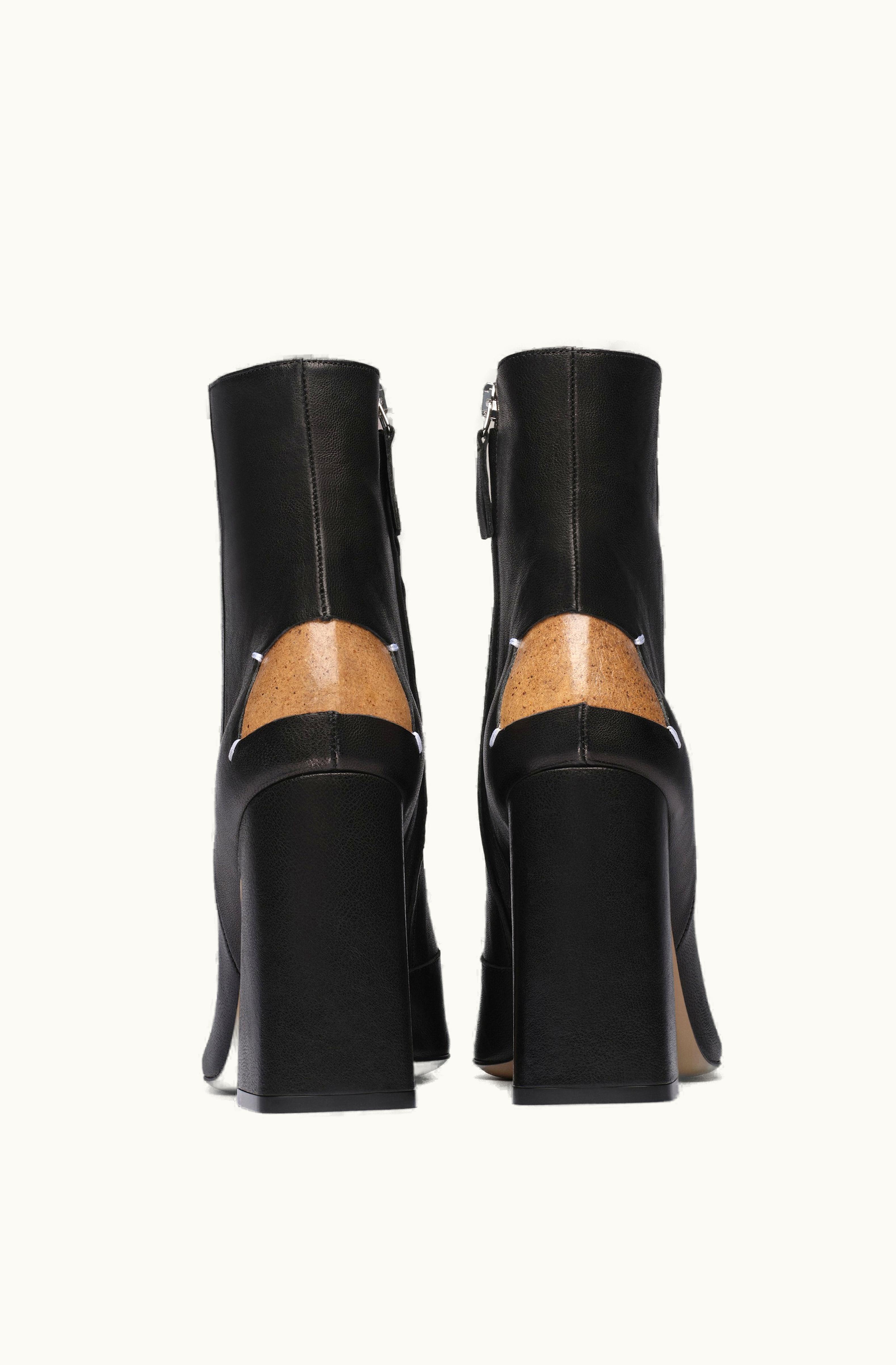 Maison Margiela Maison Margiela Square Heel Ankle Boots Black