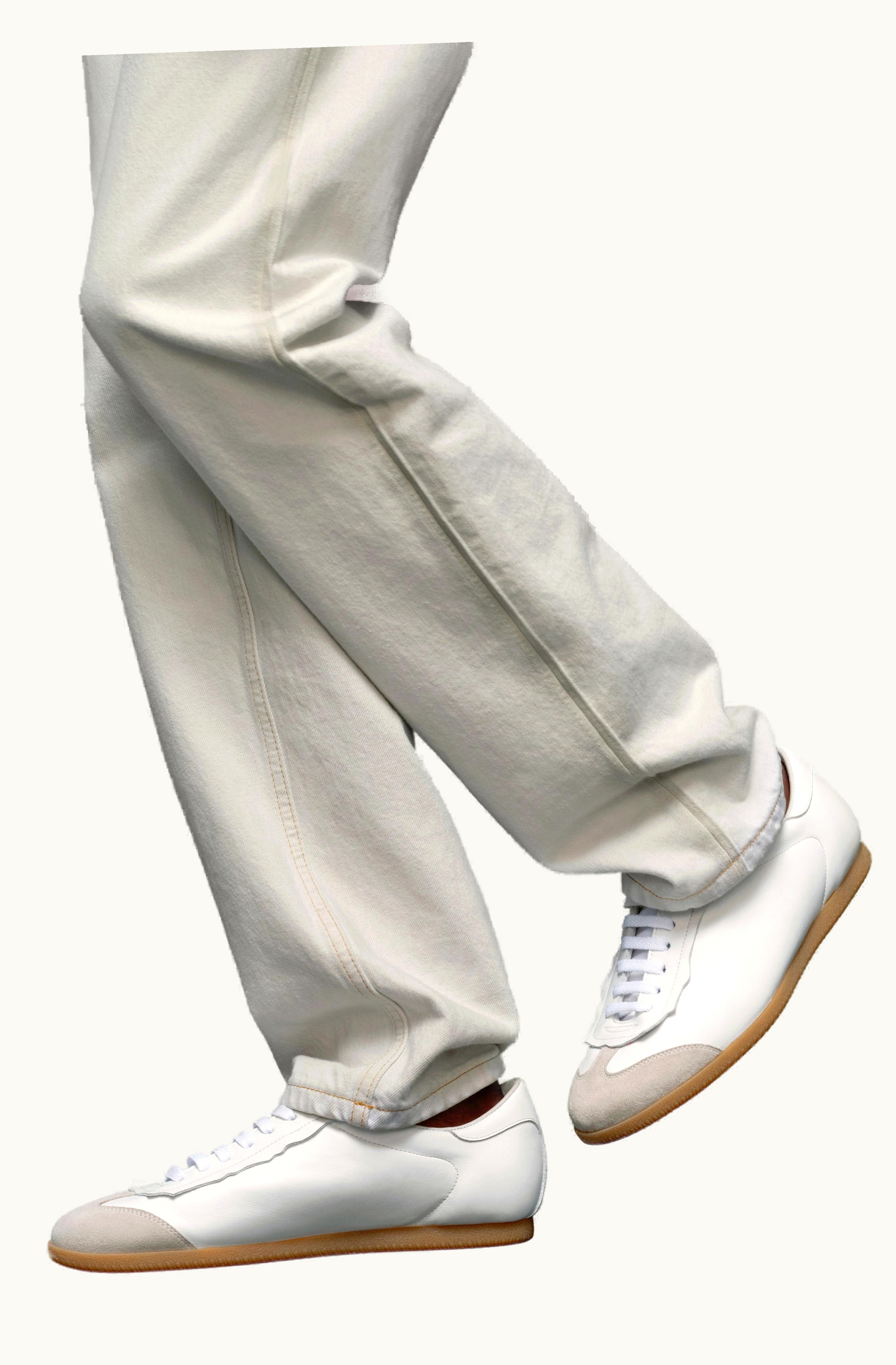 Maison Margiela Maison Margiela Featherlight Sneakers - White Suede White