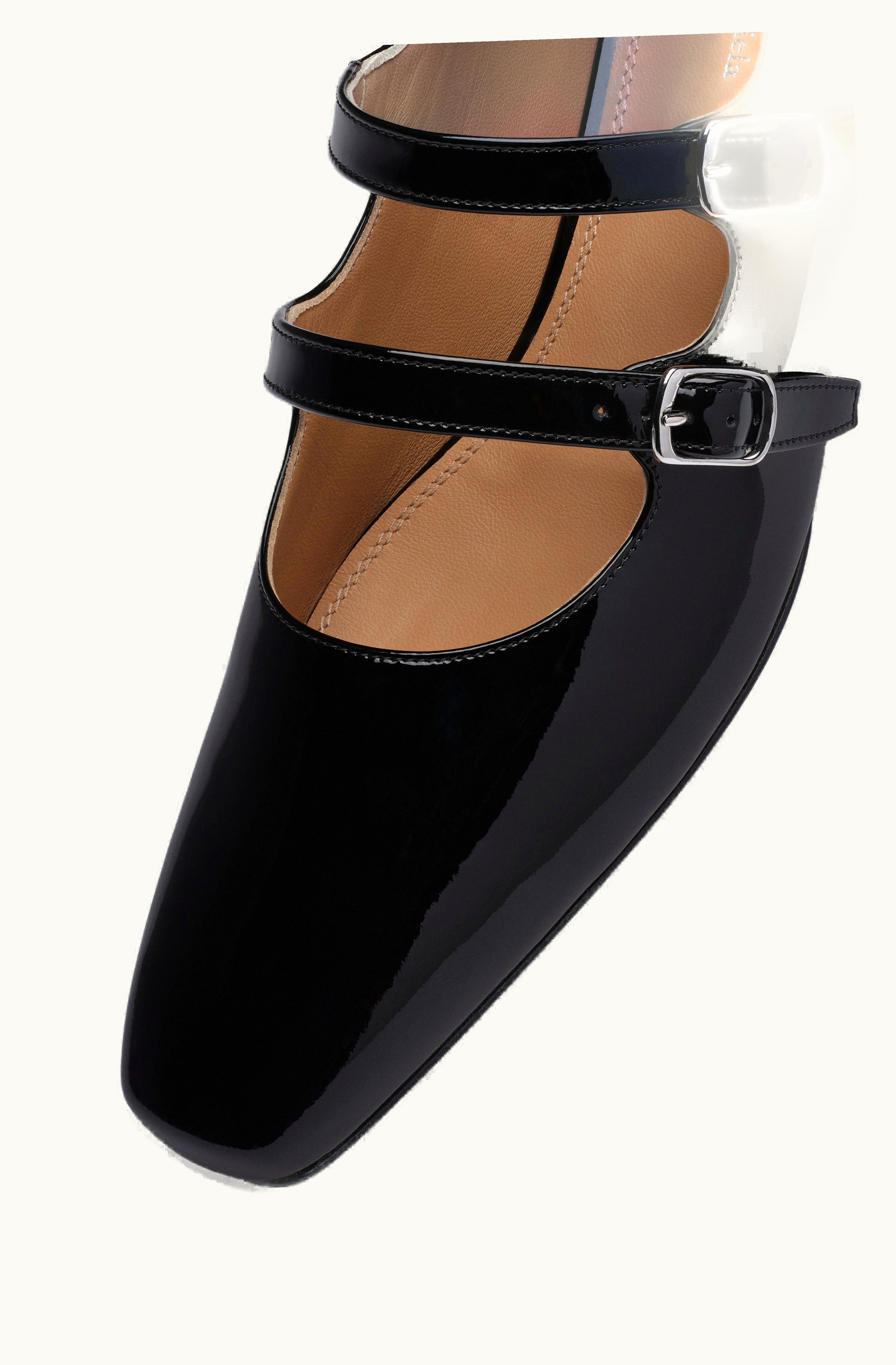 Maison Margiela Maison Margiela Barbs Ballerina Shoes With Straps Black