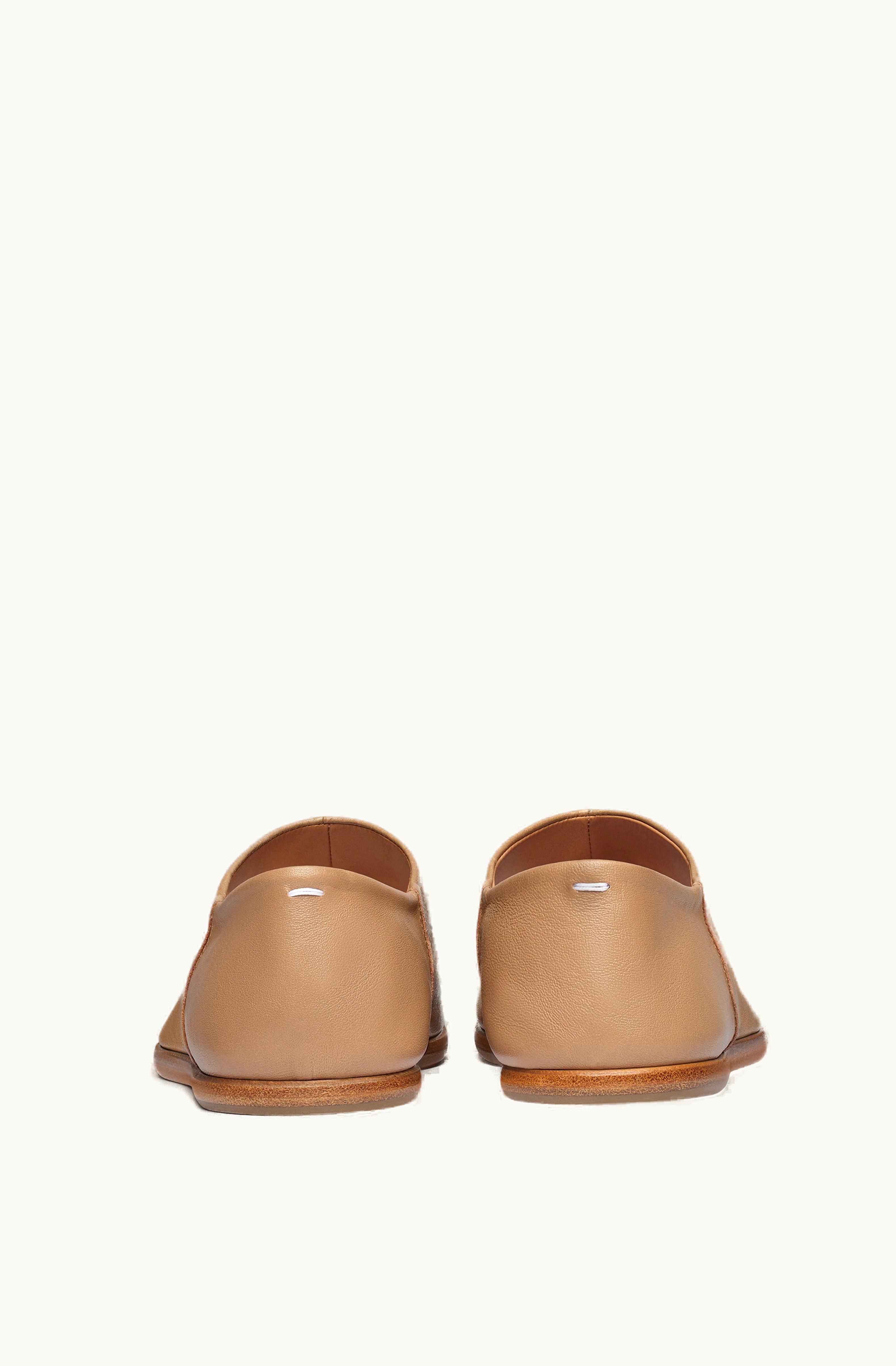 Maison Margiela Maison Margiela Leather Slippers For Women Tabi Babouche Nude