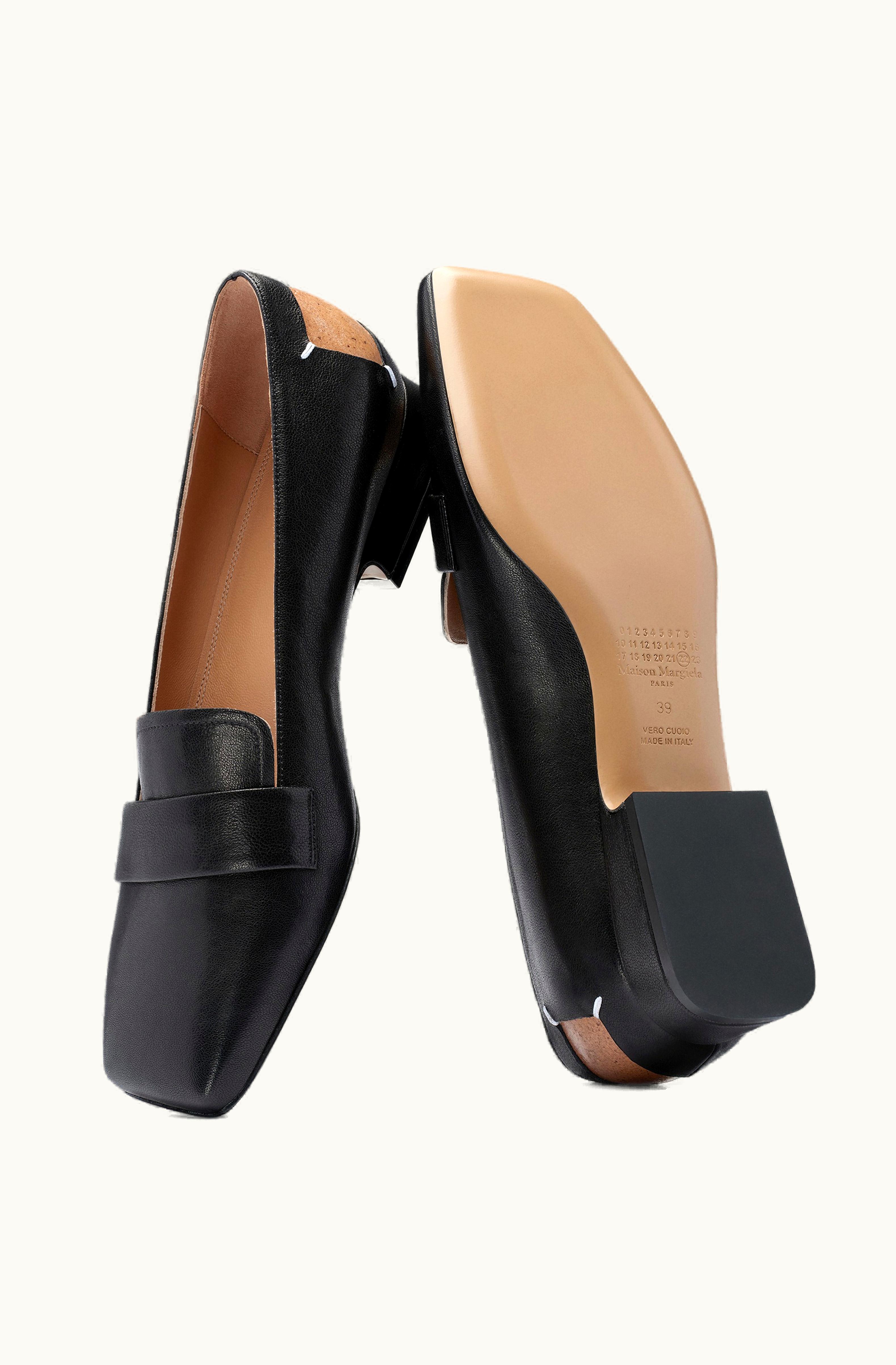 Maison Margiela Maison Margiela Trapeze Heel Loafers Black