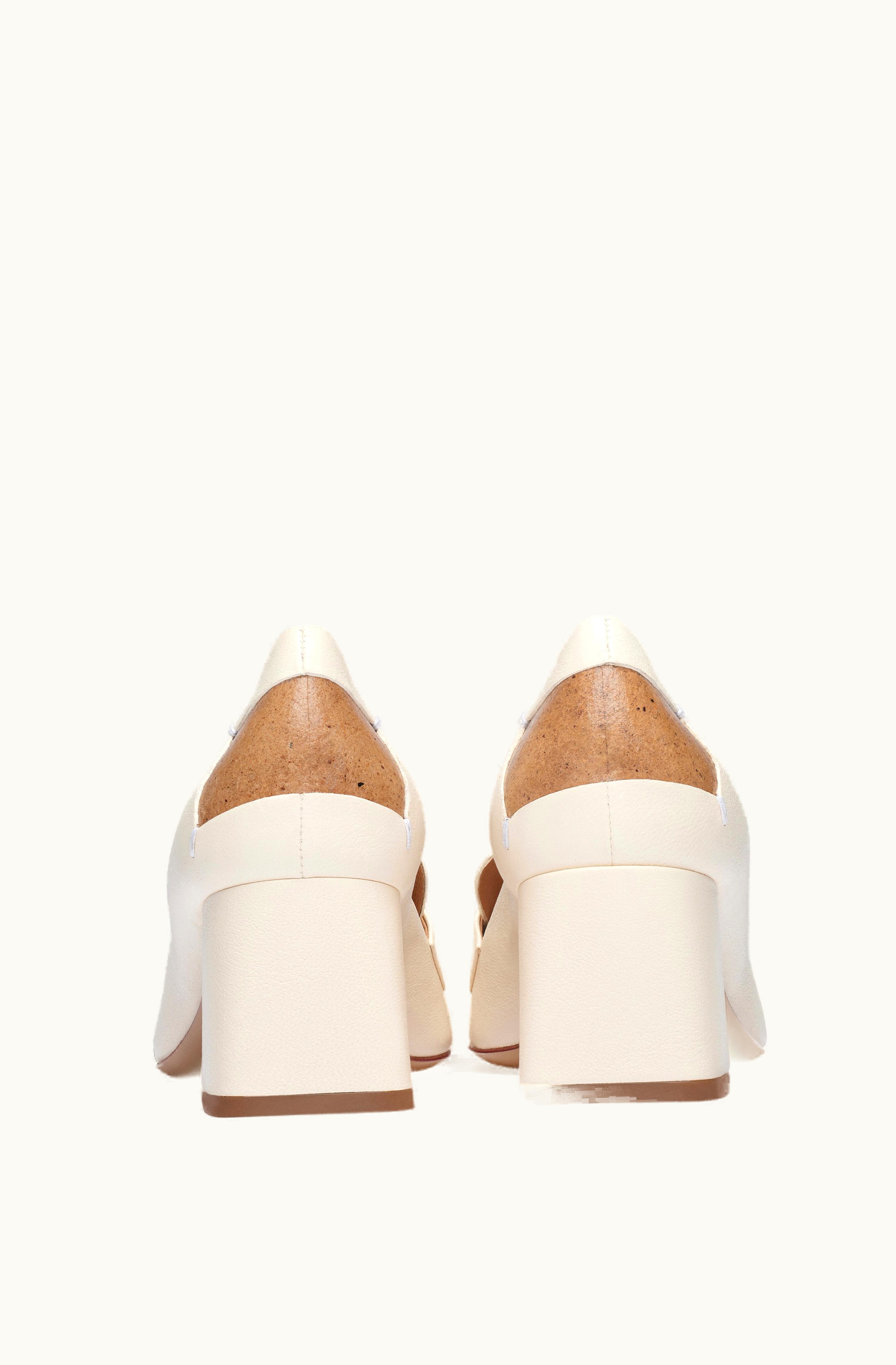 Maison Margiela Maison Margiela Decortiqué Loafer Heels White