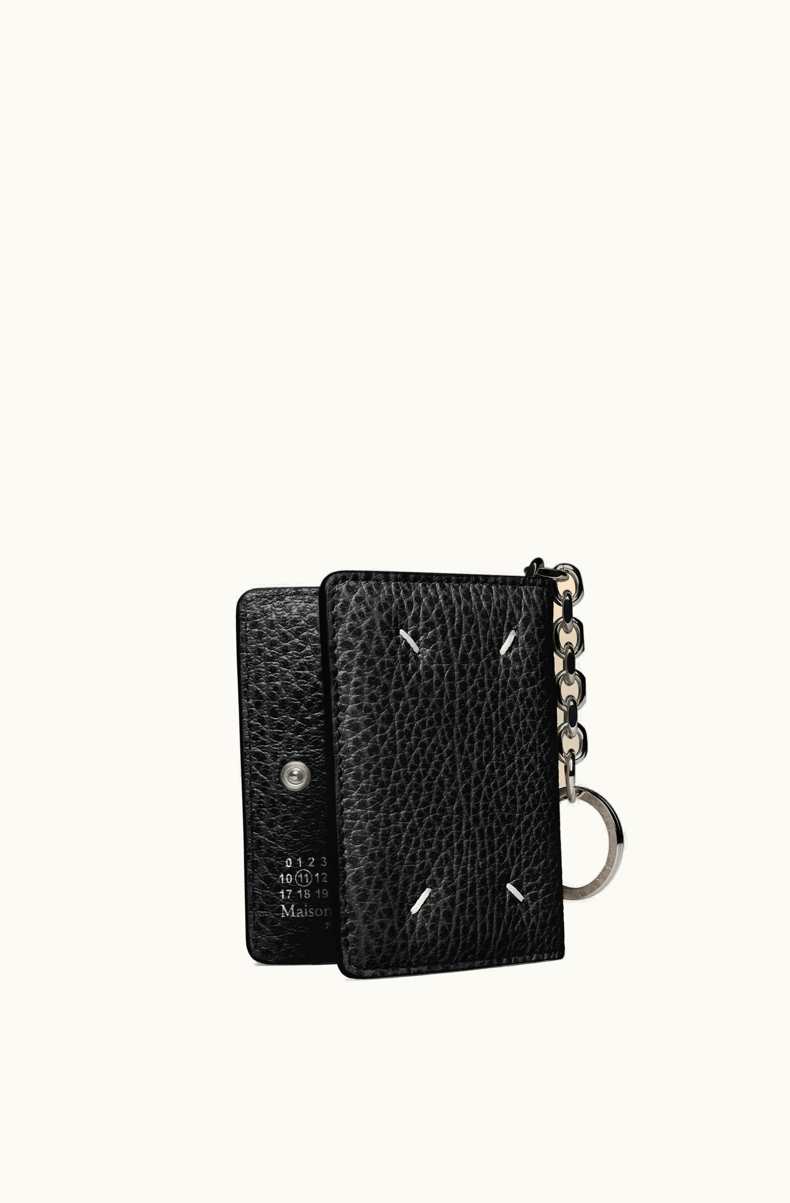 Maison Margiela Maison Margiela Women's Four Stitches Keyring Cardholder Black
