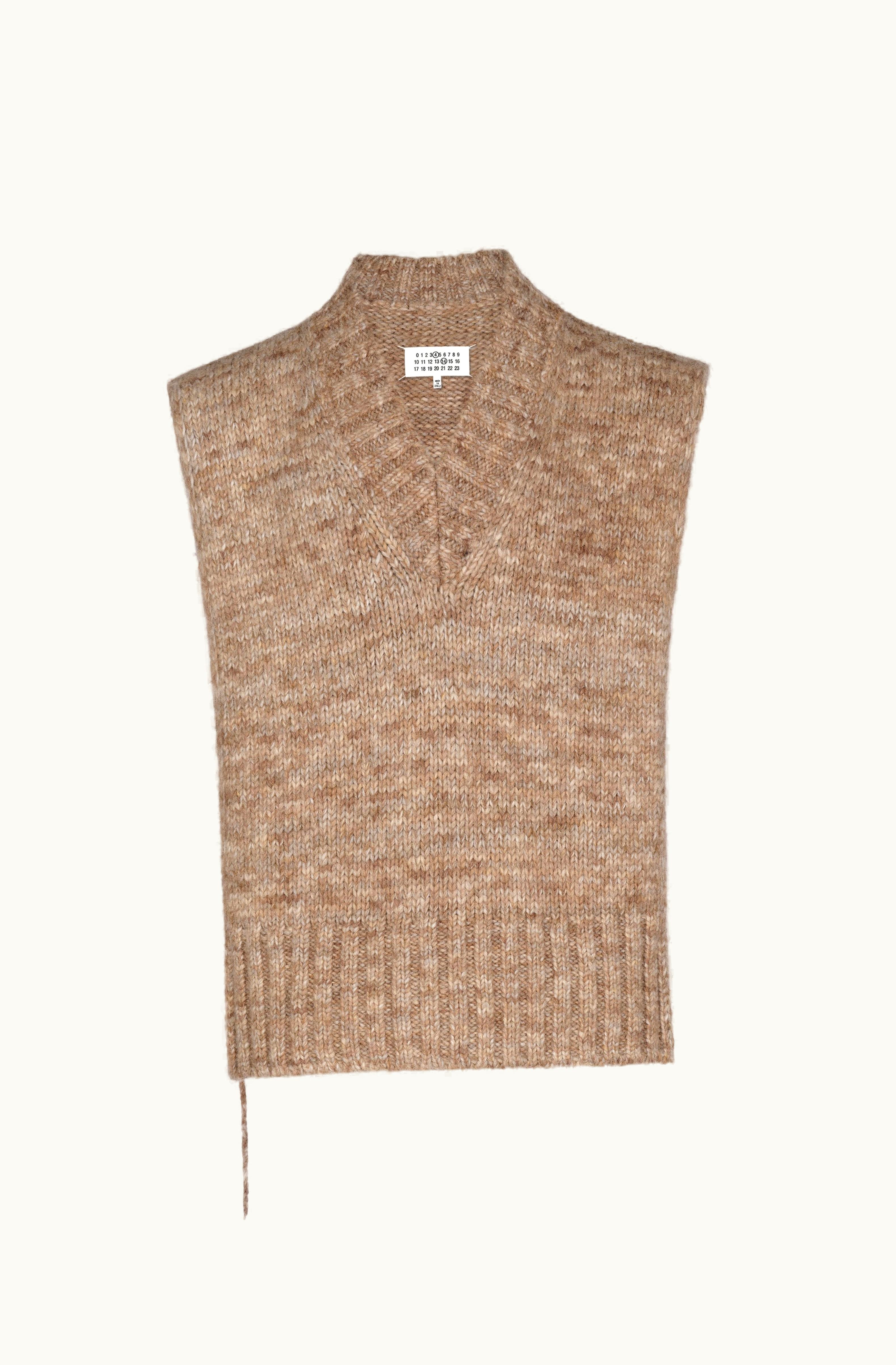 Maison Margiela Maison Margiela Oversized Sweater Vest Derby Grey
