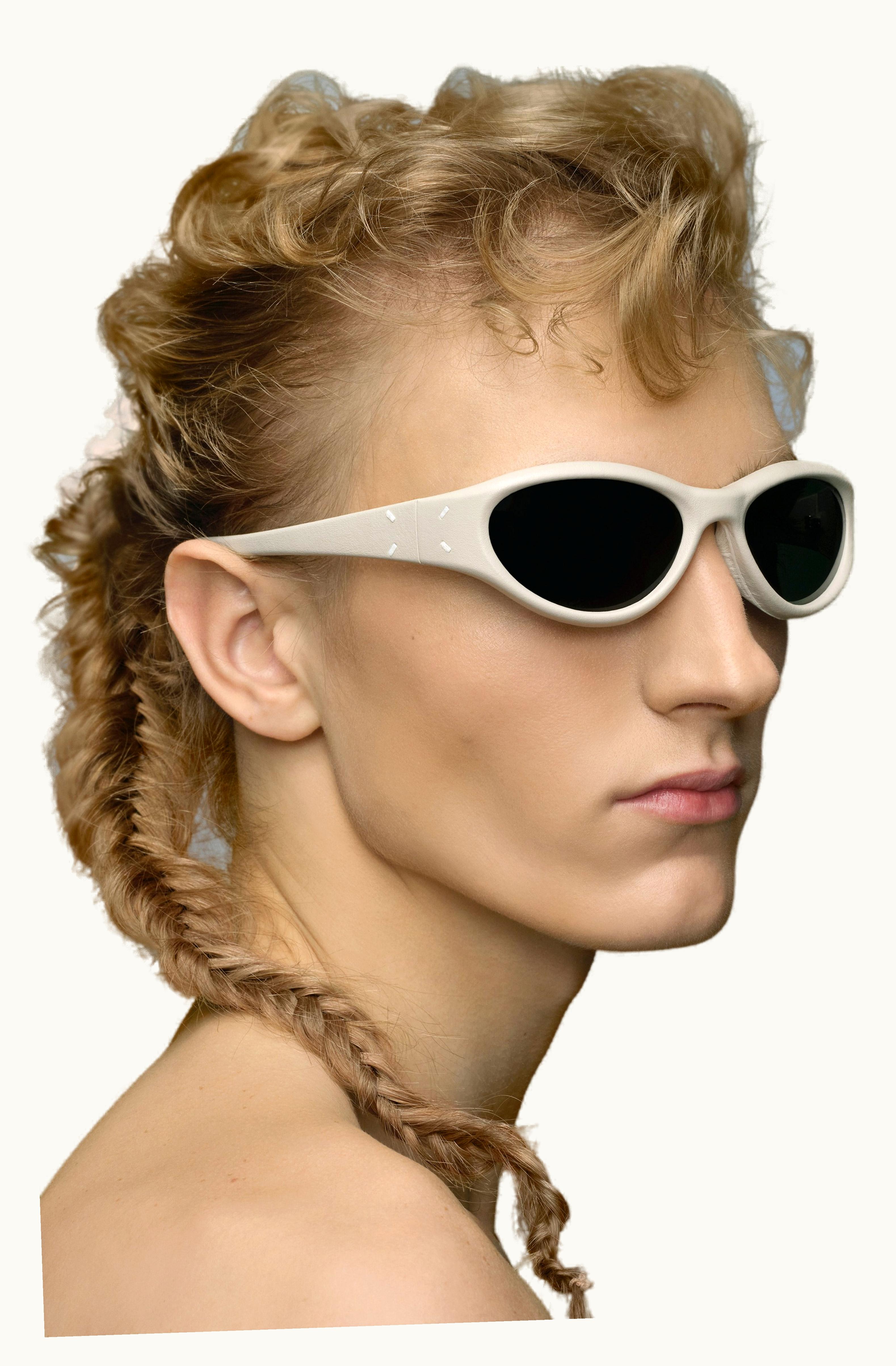 Maison Margiela Maison Margiela MM X Gentle Monster MM105 Leather Ivory