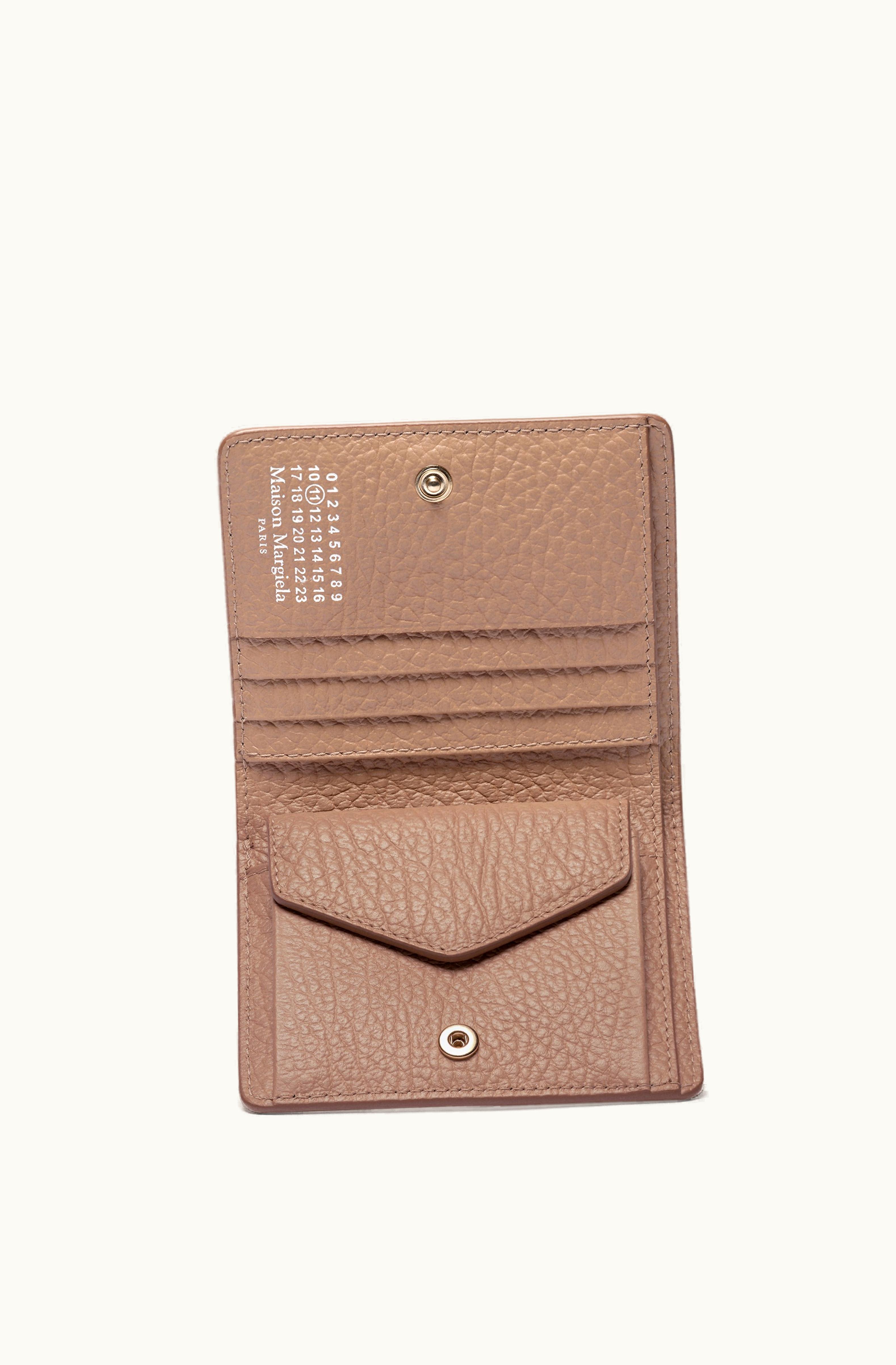 Maison Margiela Maison Margiela Women's Four Stitches Pocket Cardholder Mud Brown