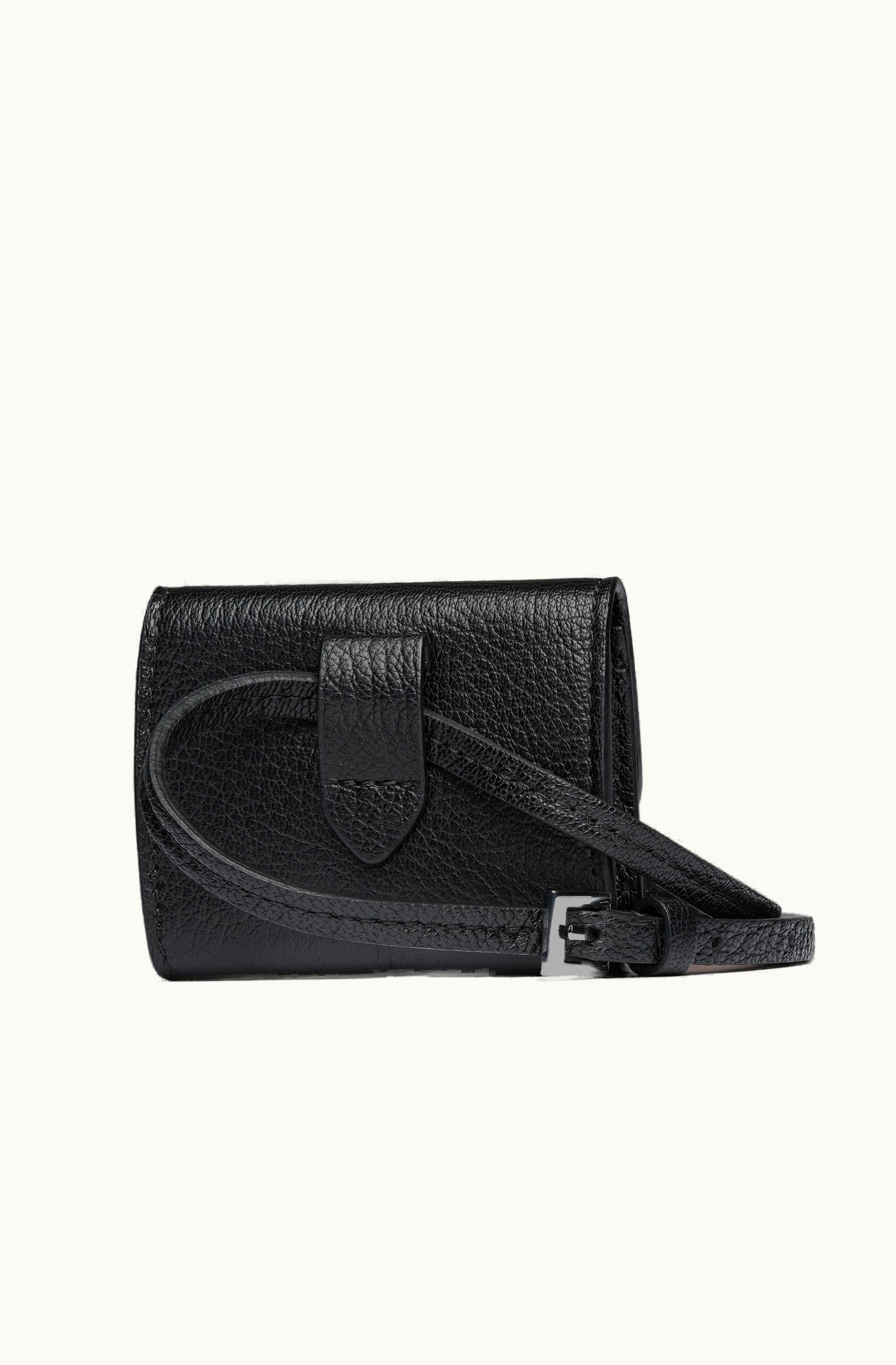 Maison Margiela Maison Margiela Small Leather Wallet With Snap-Button Black